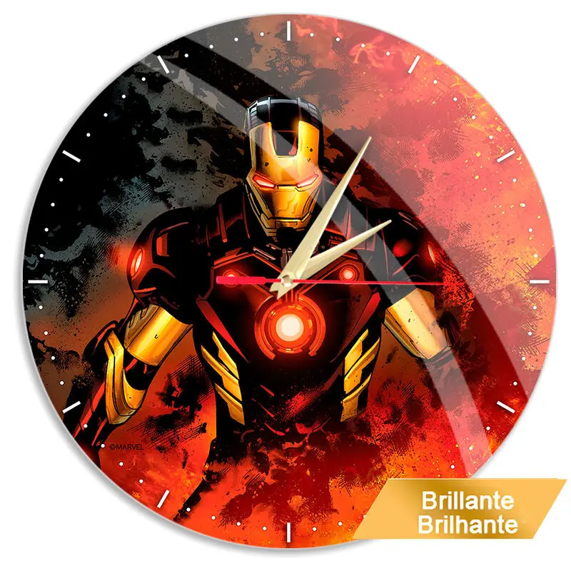 Marvel Iron Man nástenné hodiny produktová fotografia