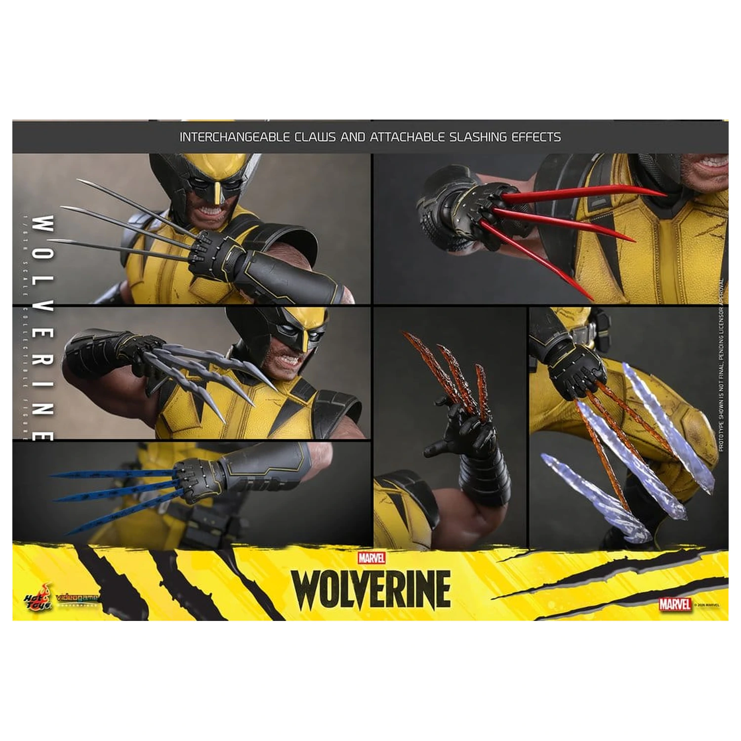 Marvel Video Game Masterpiece akčná figúrka 1/6 Wolverine 29 cm produktová fotografia