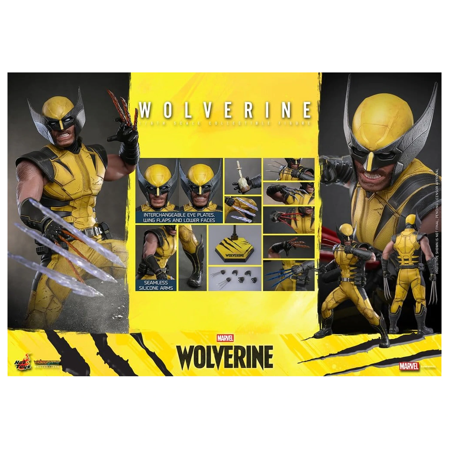 Marvel Video Game Masterpiece akčná figúrka 1/6 Wolverine 29 cm produktová fotografia