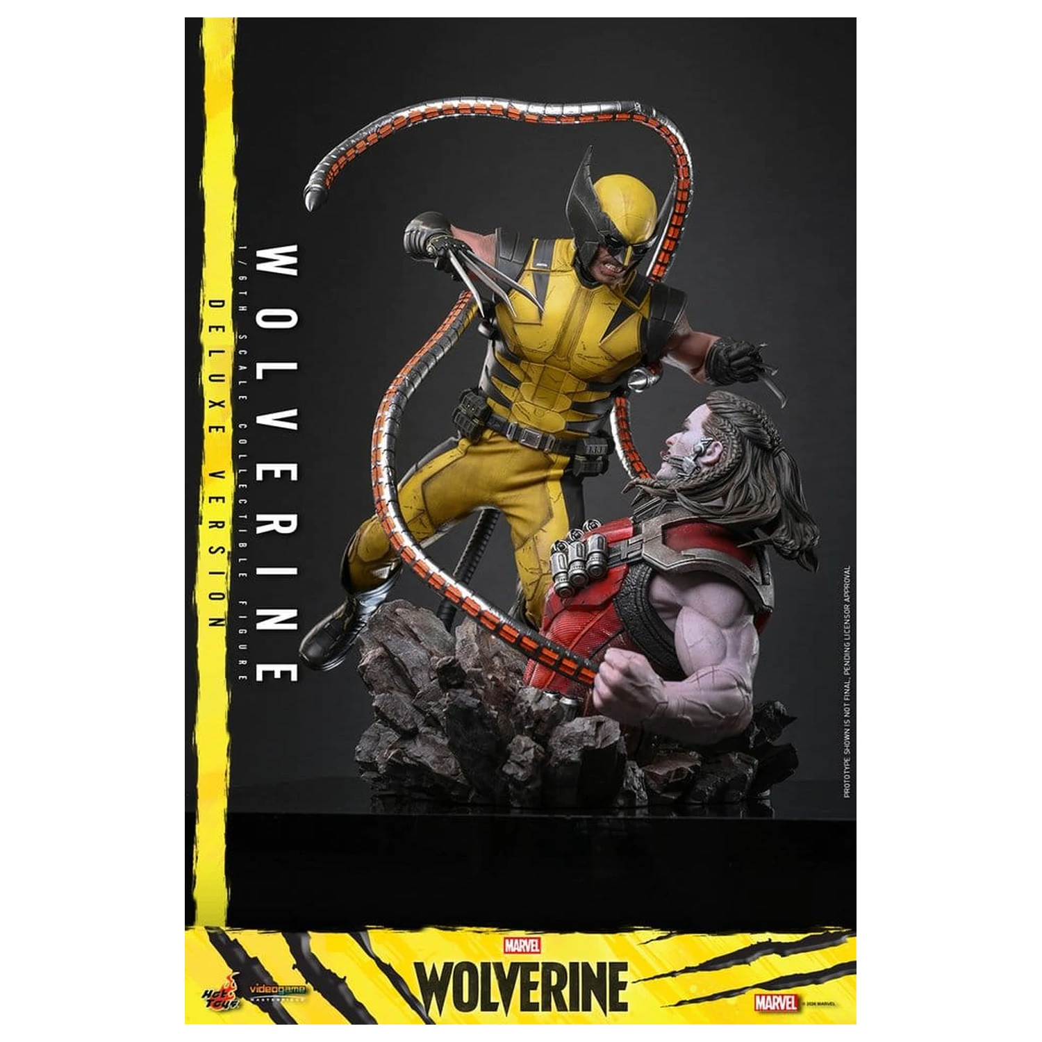 Marvel Video Game Masterpiece akčná figúrka 1/6 Wolverine (Deluxe Version) 29 cm produktová fotografia