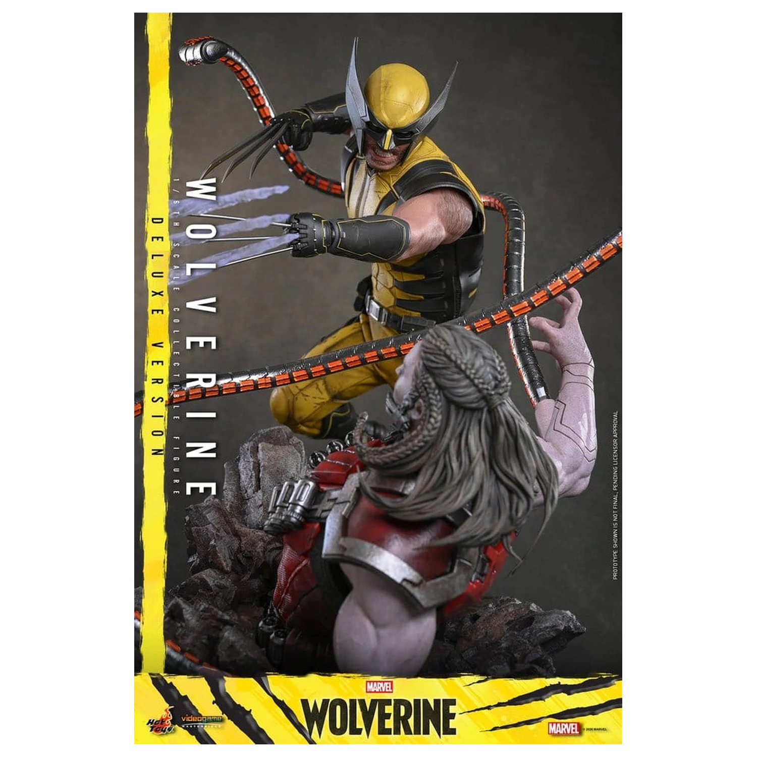Marvel Video Game Masterpiece akčná figúrka 1/6 Wolverine (Deluxe Version) 29 cm produktová fotografia