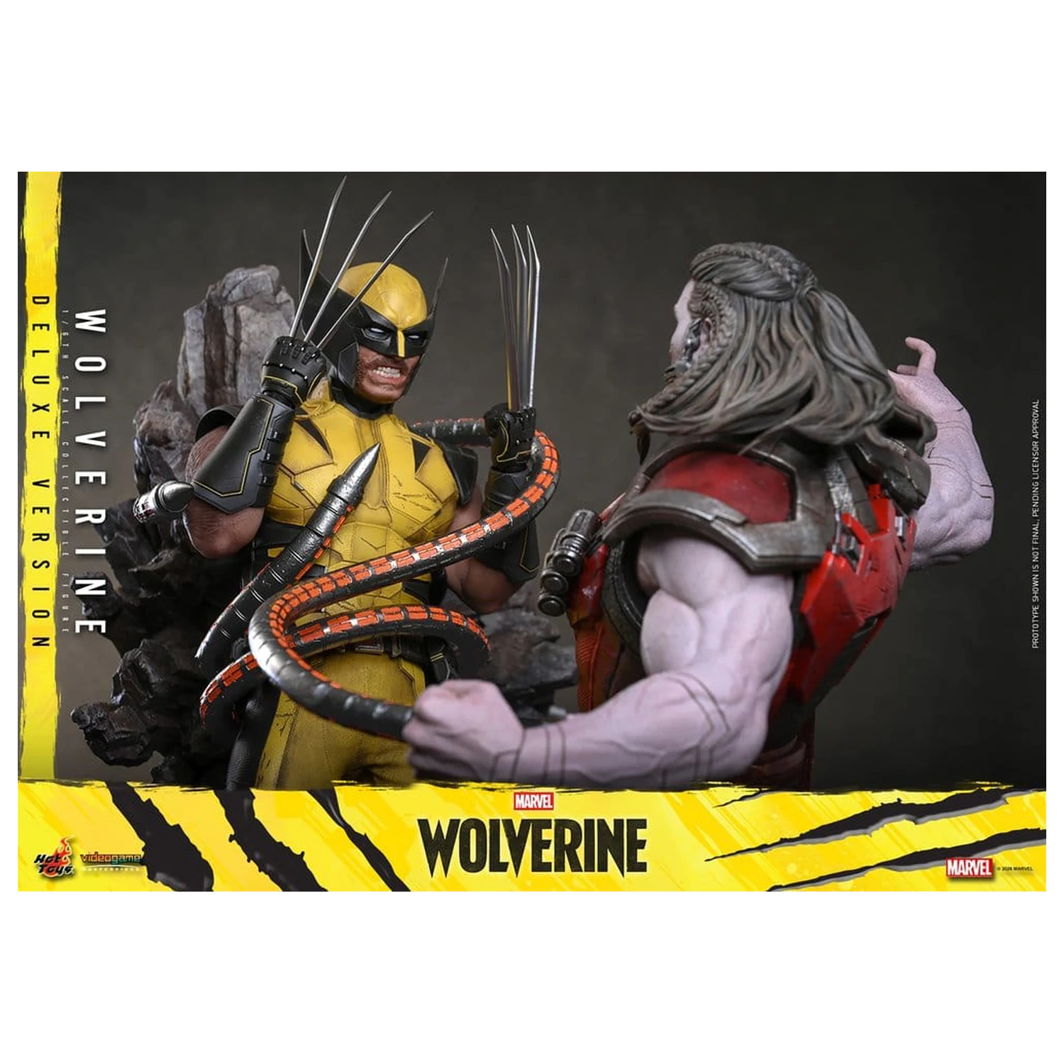 Marvel Video Game Masterpiece akčná figúrka 1/6 Wolverine (Deluxe Version) 29 cm produktová fotografia
