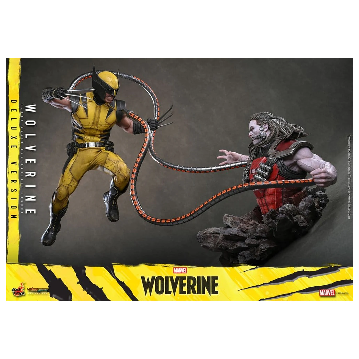 Marvel Video Game Masterpiece akčná figúrka 1/6 Wolverine (Deluxe Version) 29 cm produktová fotografia
