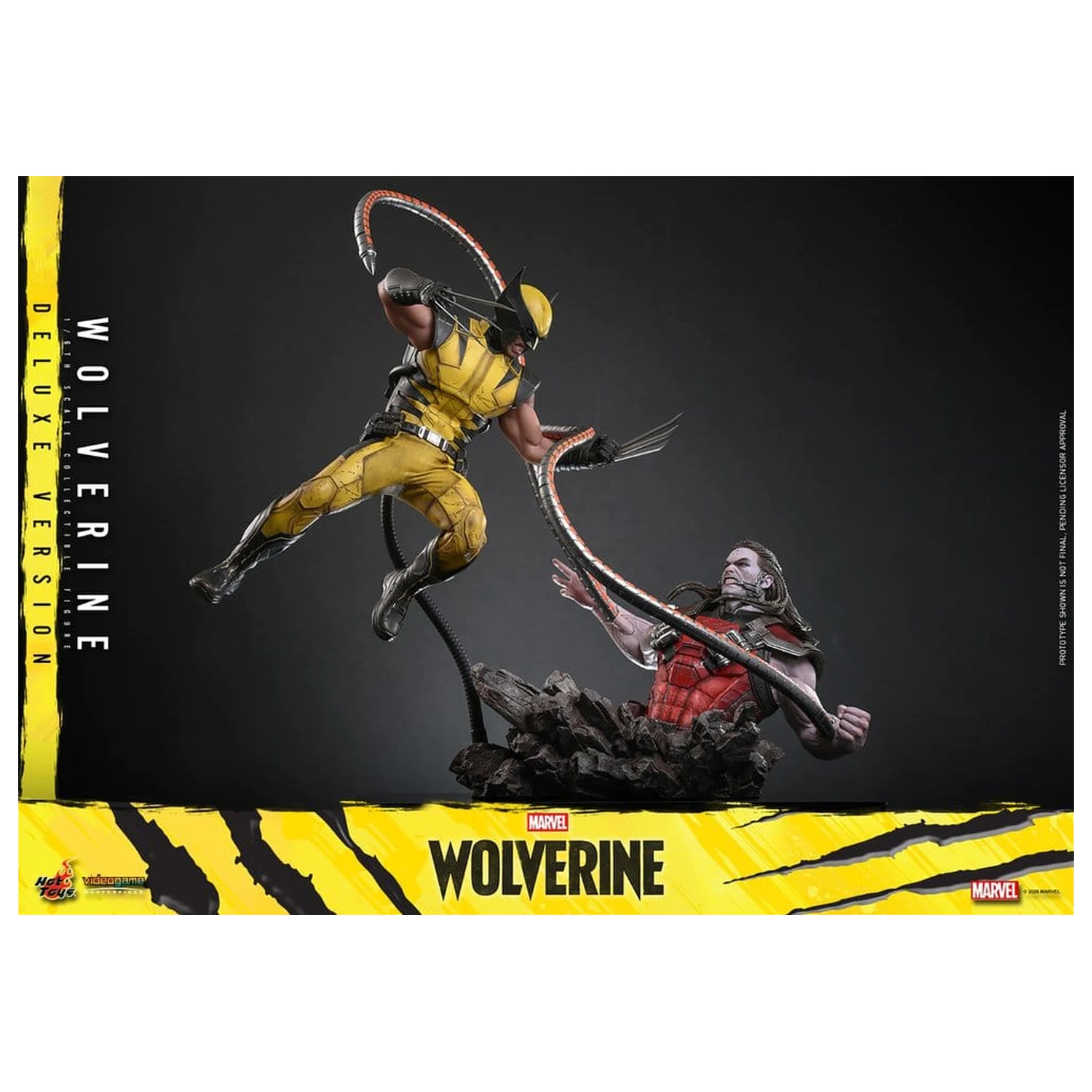 Marvel Video Game Masterpiece akčná figúrka 1/6 Wolverine (Deluxe Version) 29 cm produktová fotografia