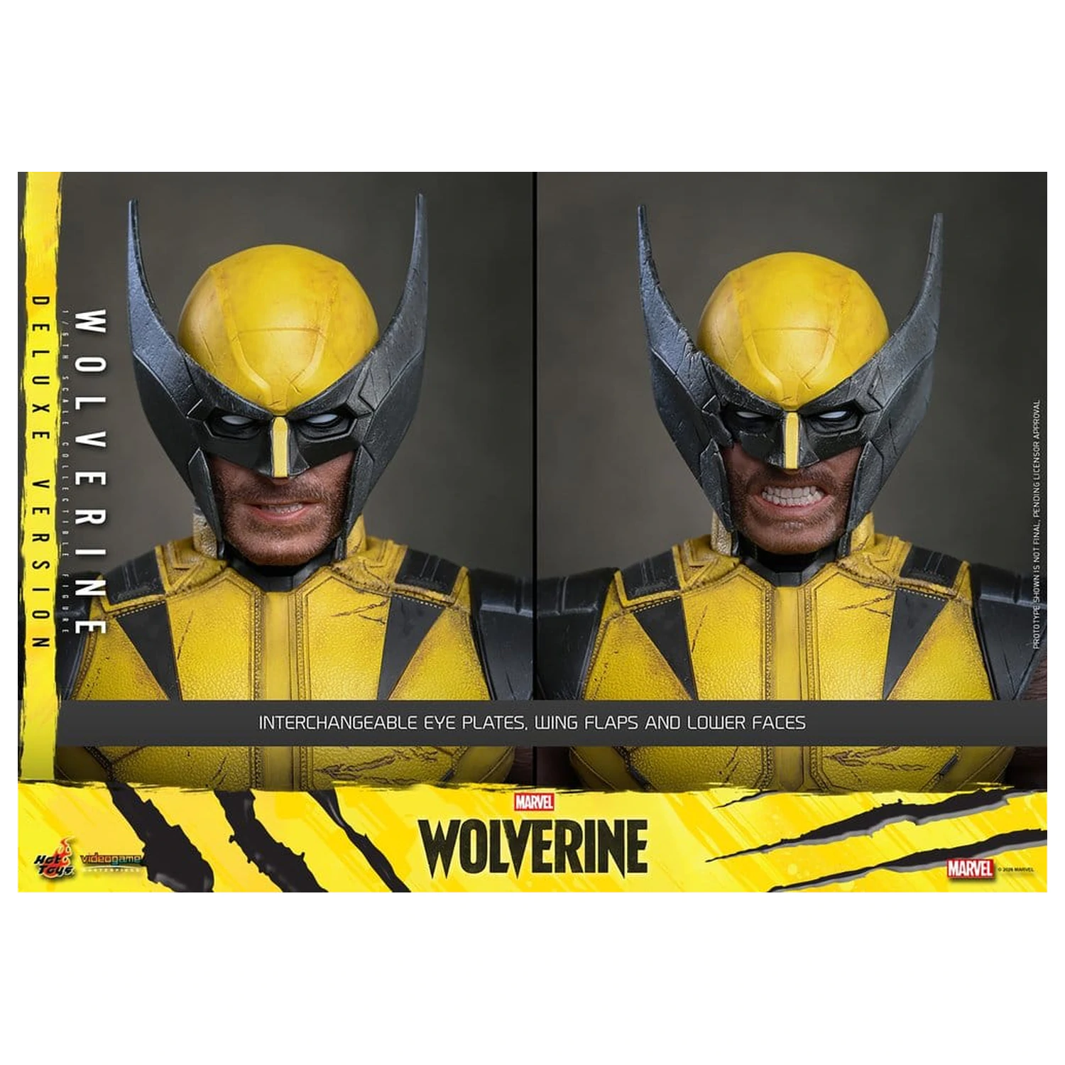 Marvel Video Game Masterpiece akčná figúrka 1/6 Wolverine (Deluxe Version) 29 cm produktová fotografia