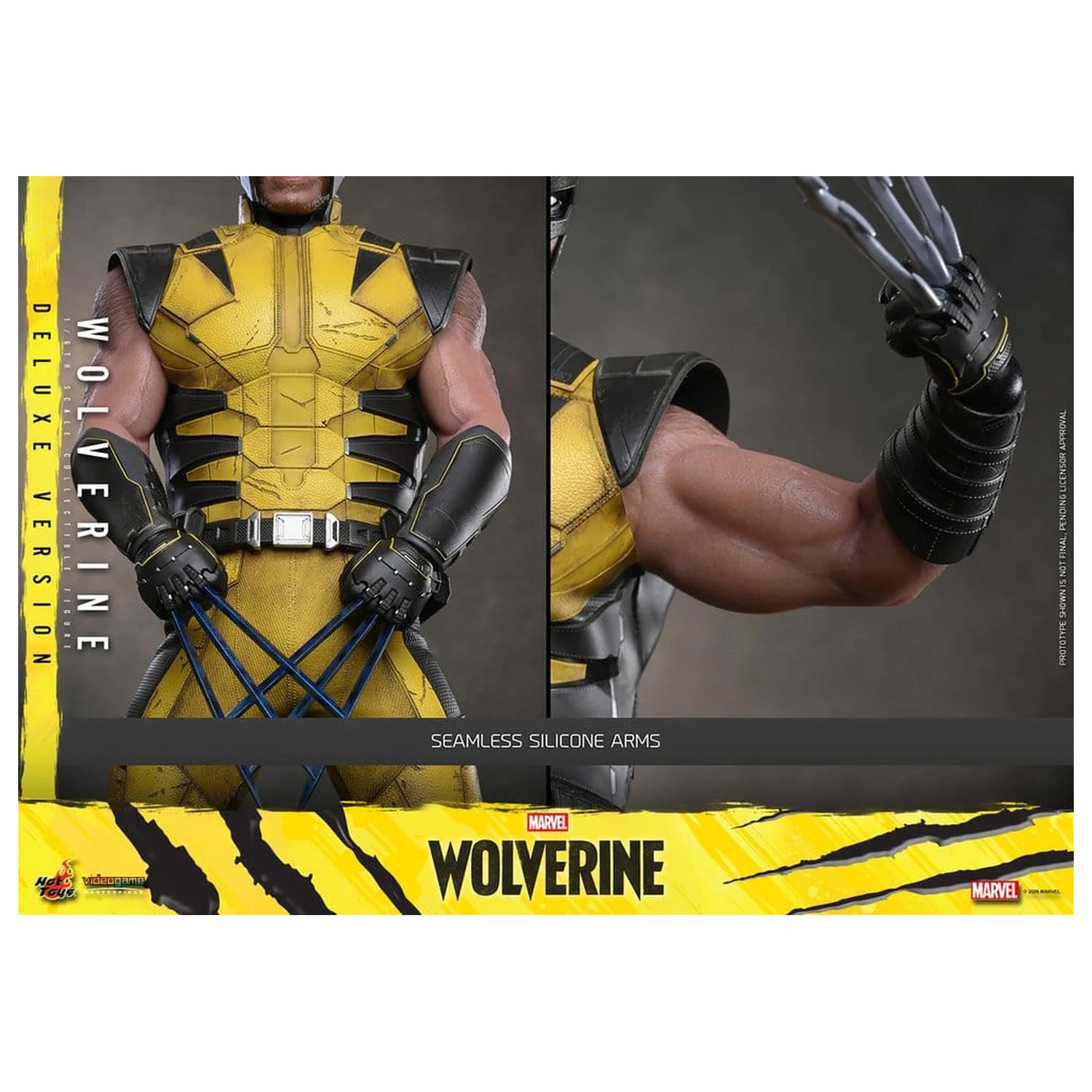 Marvel Video Game Masterpiece akčná figúrka 1/6 Wolverine (Deluxe Version) 29 cm produktová fotografia