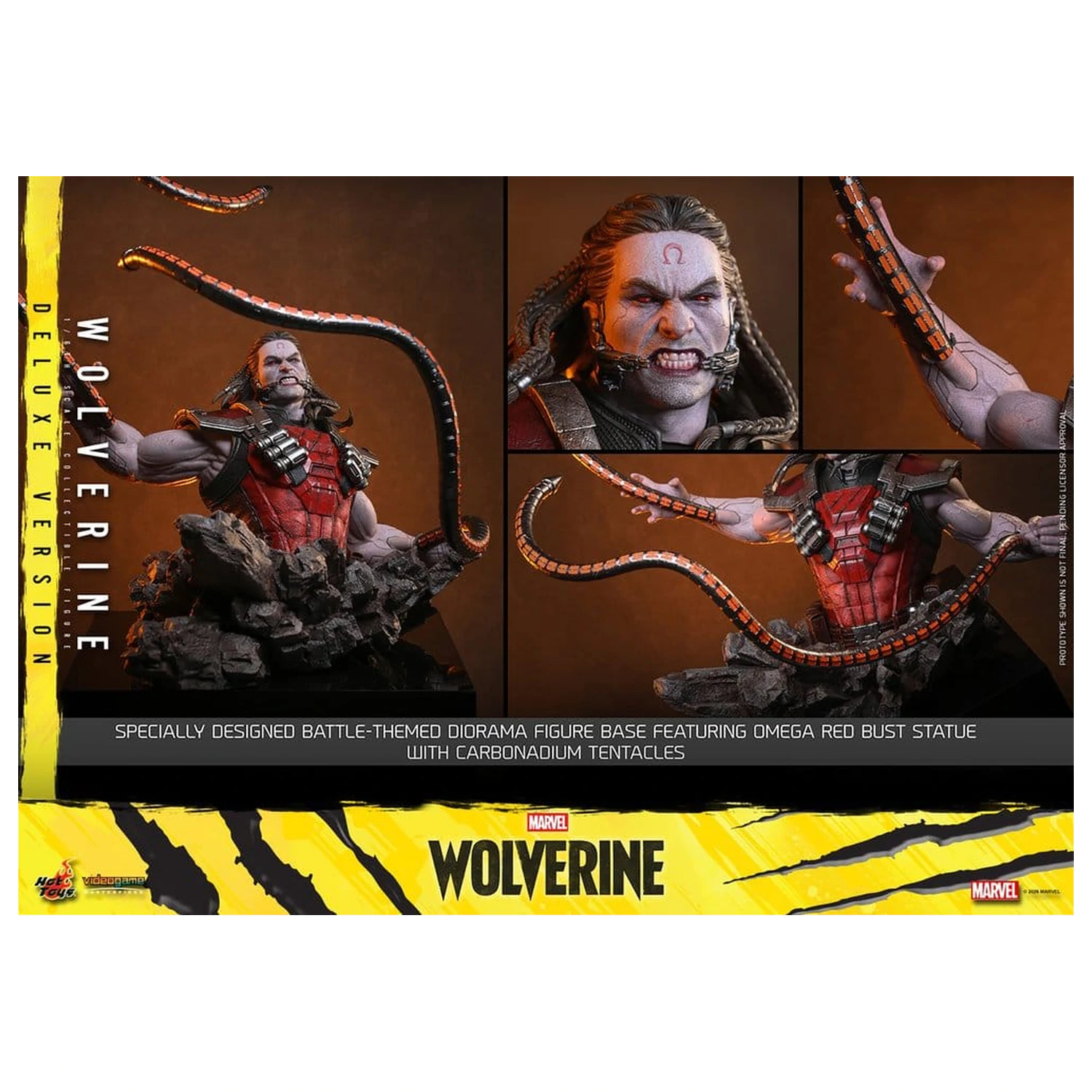 Marvel Video Game Masterpiece akčná figúrka 1/6 Wolverine (Deluxe Version) 29 cm produktová fotografia