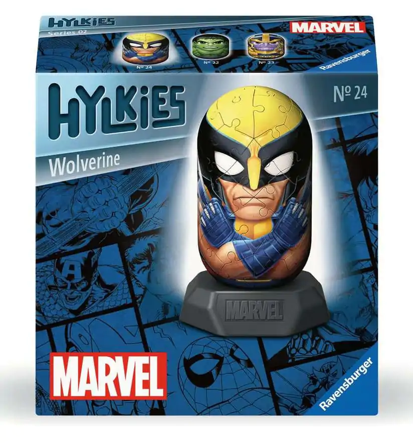 Marvel Hylkies 3D Puzzle Wolverine (55 dielikov) produktová fotografia