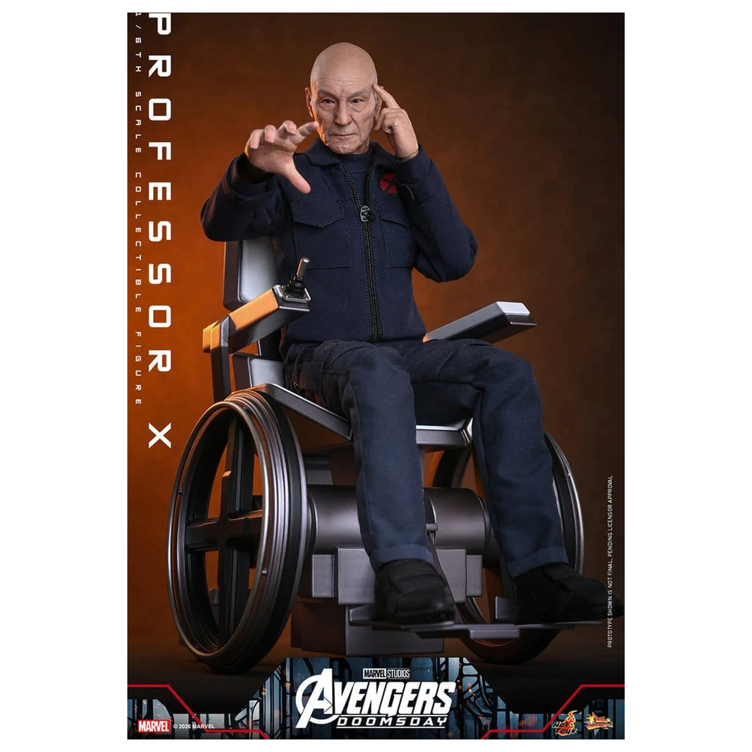 Marvel X-Men akčná figúrka 1/6 Professor X 25 cm produktová fotografia