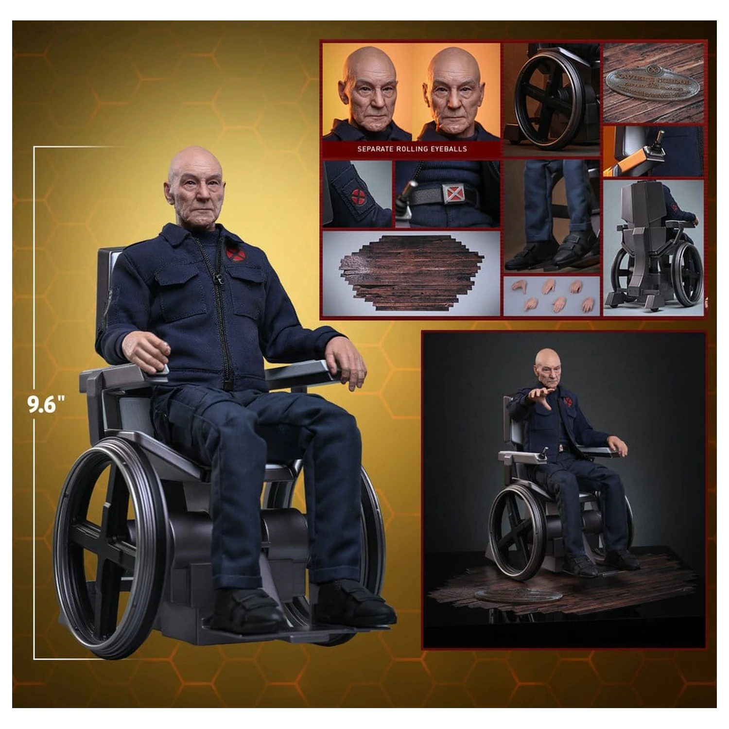 Marvel X-Men akčná figúrka 1/6 Professor X 25 cm produktová fotografia