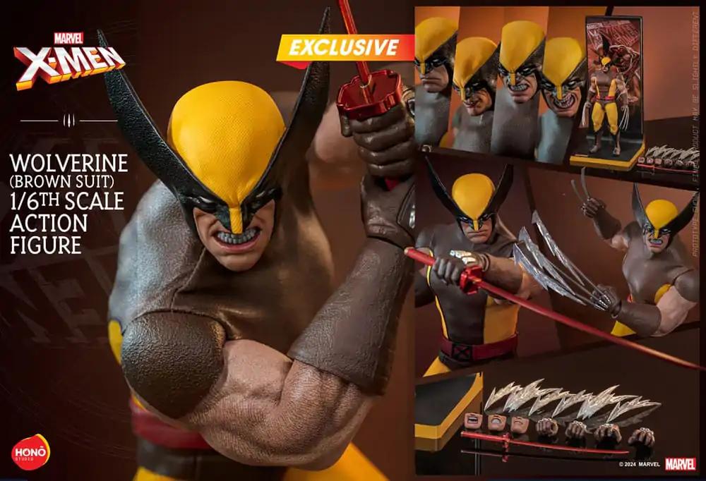 Marvel X-Men Akčná figúrka 1/6 Wolverine (Brown Suit) Exclusive 28 cm produktová fotografia