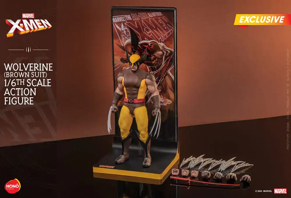 Marvel X-Men Akčná figúrka 1/6 Wolverine (Brown Suit) Exclusive 28 cm produktová fotografia