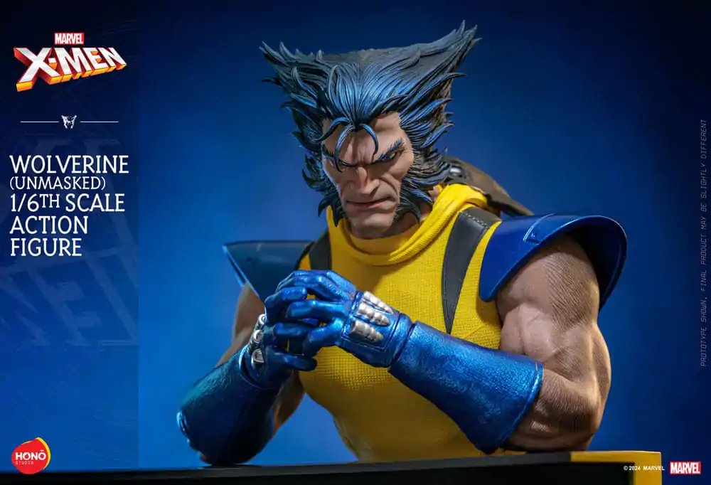 Marvel X-Men Akčná figúrka 1/6 Wolverine (bez masky) 28 cm termékfotó