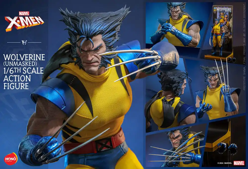 Marvel X-Men Akčná figúrka 1/6 Wolverine (bez masky) 28 cm termékfotó