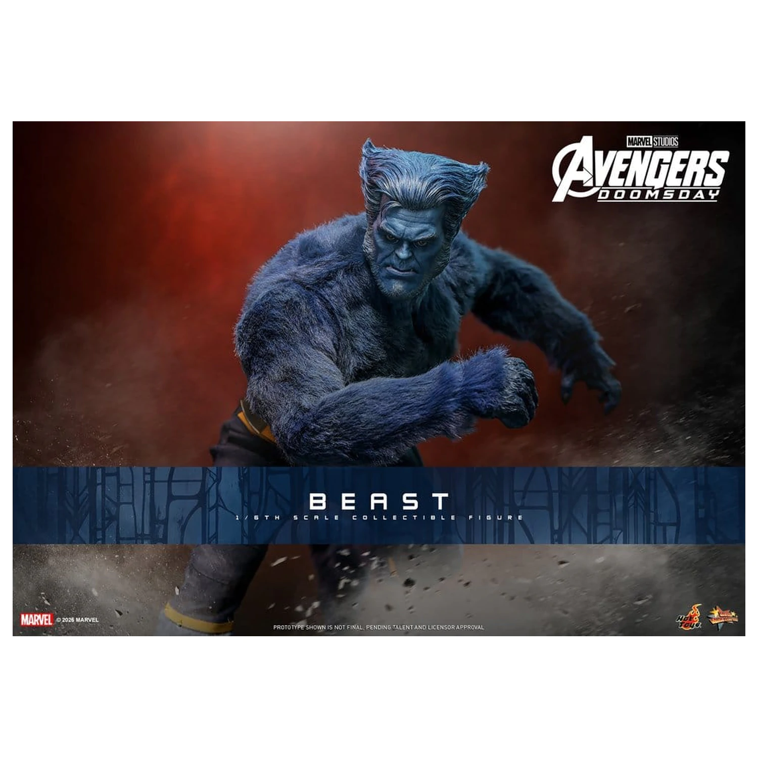 Marvel X-Men Movie Masterpiece akčná figúrka 1/6 Beast (Collector Edition) 33 cm produktová fotografia