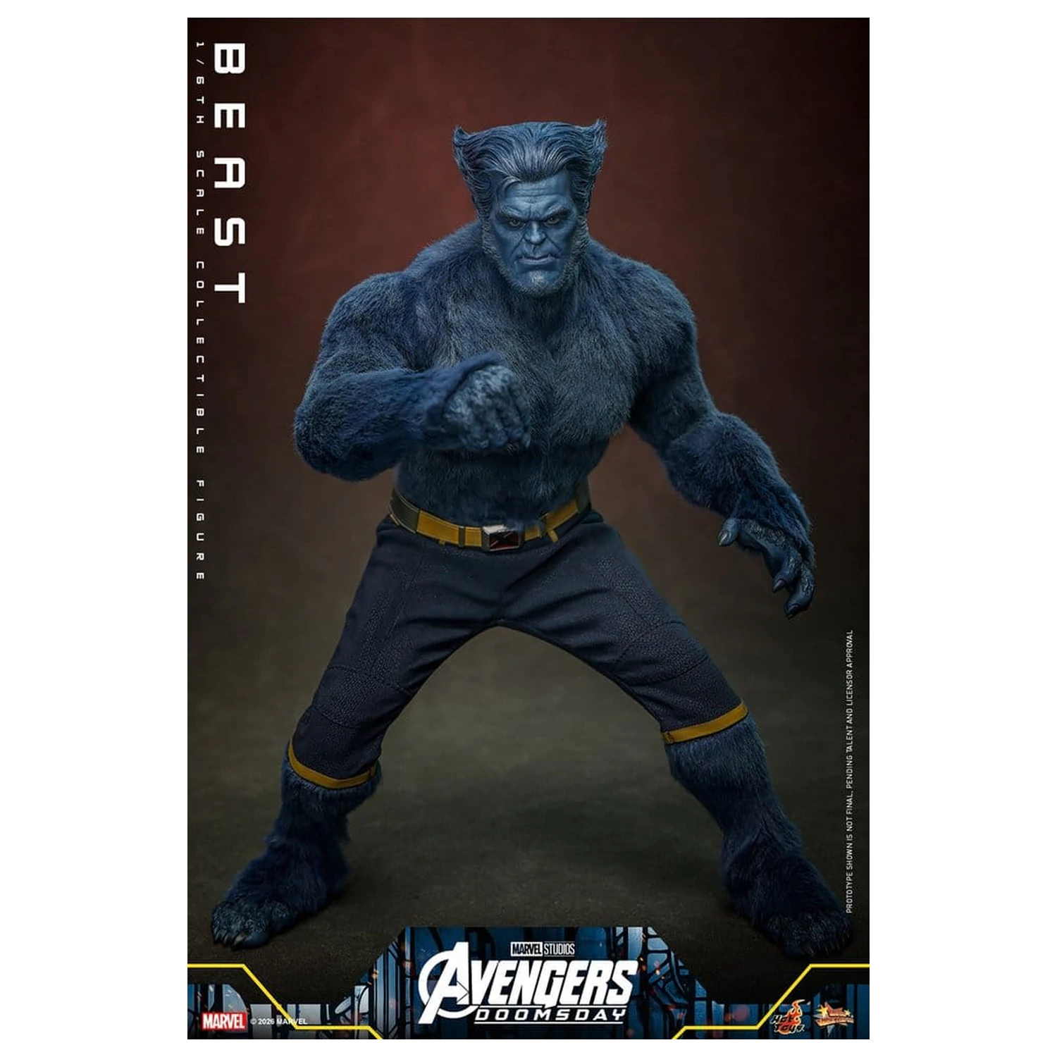 Marvel X-Men Movie Masterpiece akčná figúrka 1/6 Beast (Collector Edition) 33 cm produktová fotografia