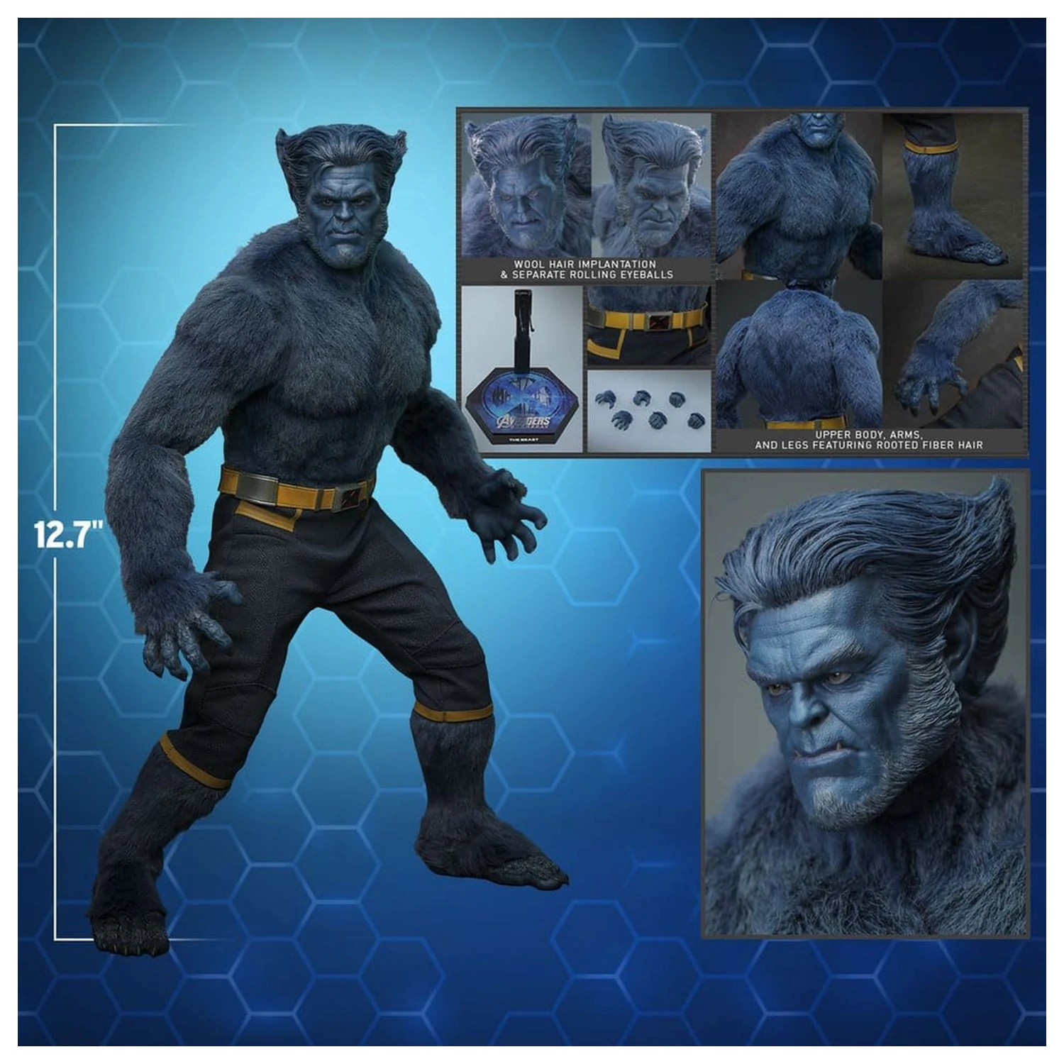 Marvel X-Men Movie Masterpiece akčná figúrka 1/6 Beast (Collector Edition) 33 cm produktová fotografia