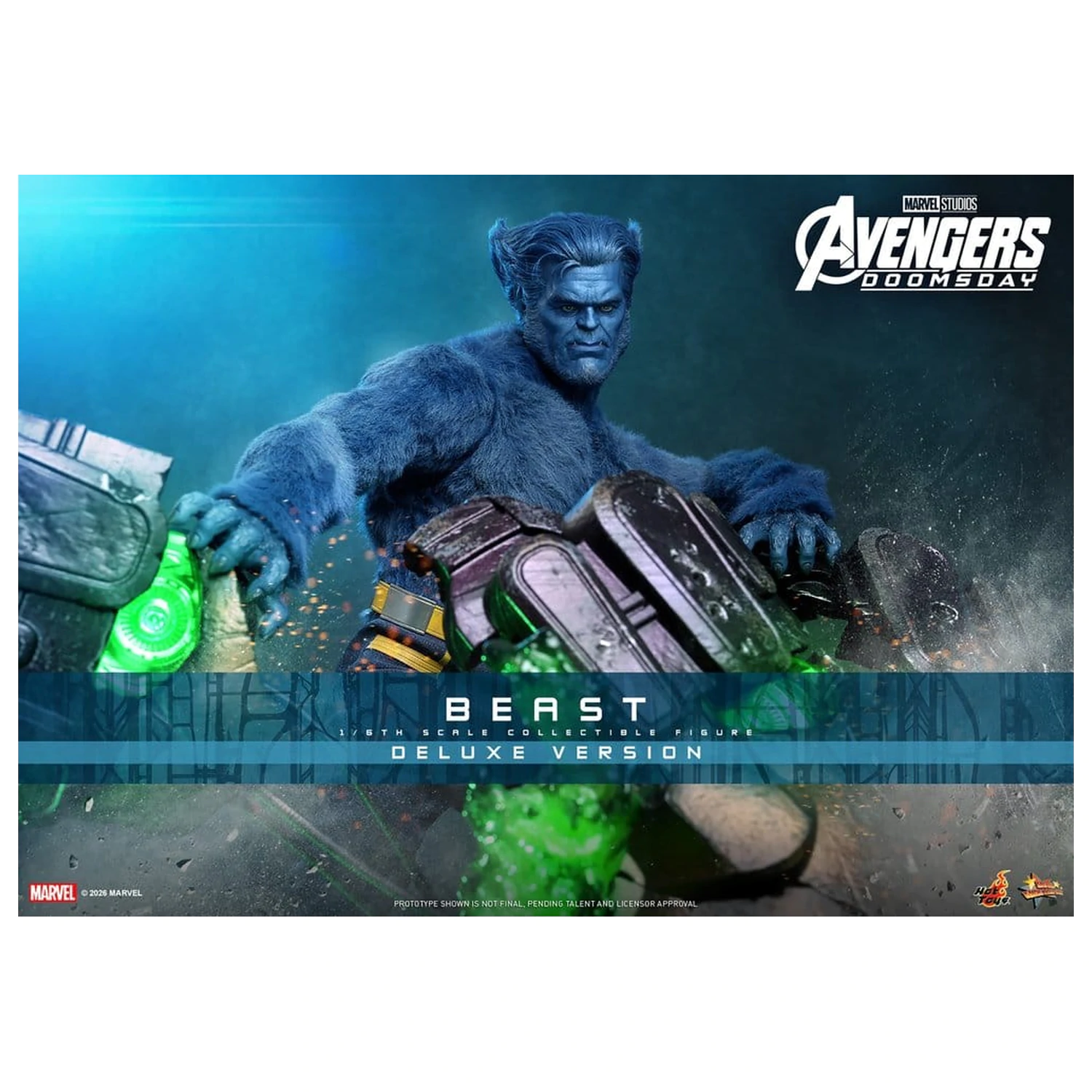 Marvel X-Men Movie Masterpiece akčná figúrka 1/6 Beast (Deluxe Version) 33 cm produktová fotografia