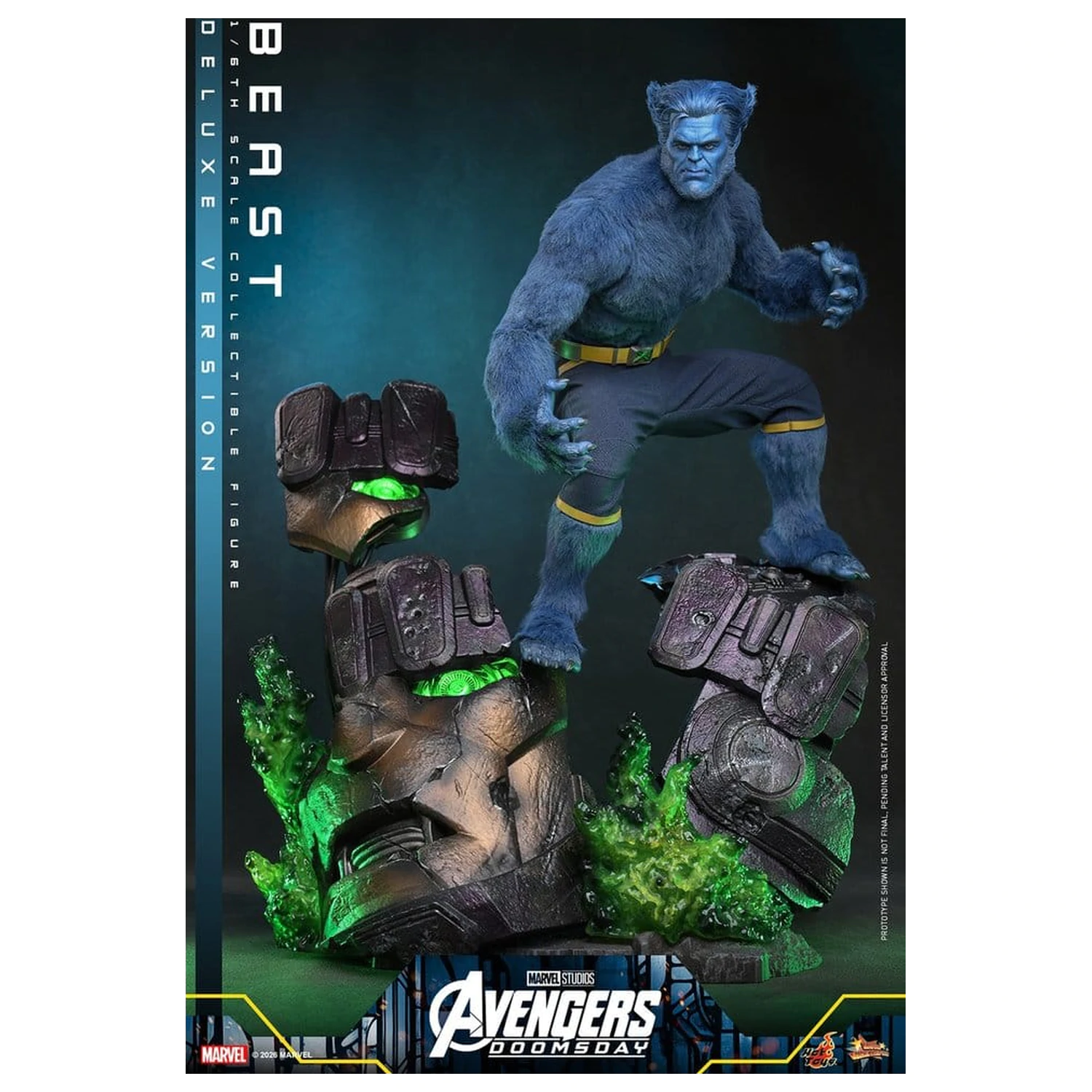 Marvel X-Men Movie Masterpiece akčná figúrka 1/6 Beast (Deluxe Version) 33 cm produktová fotografia