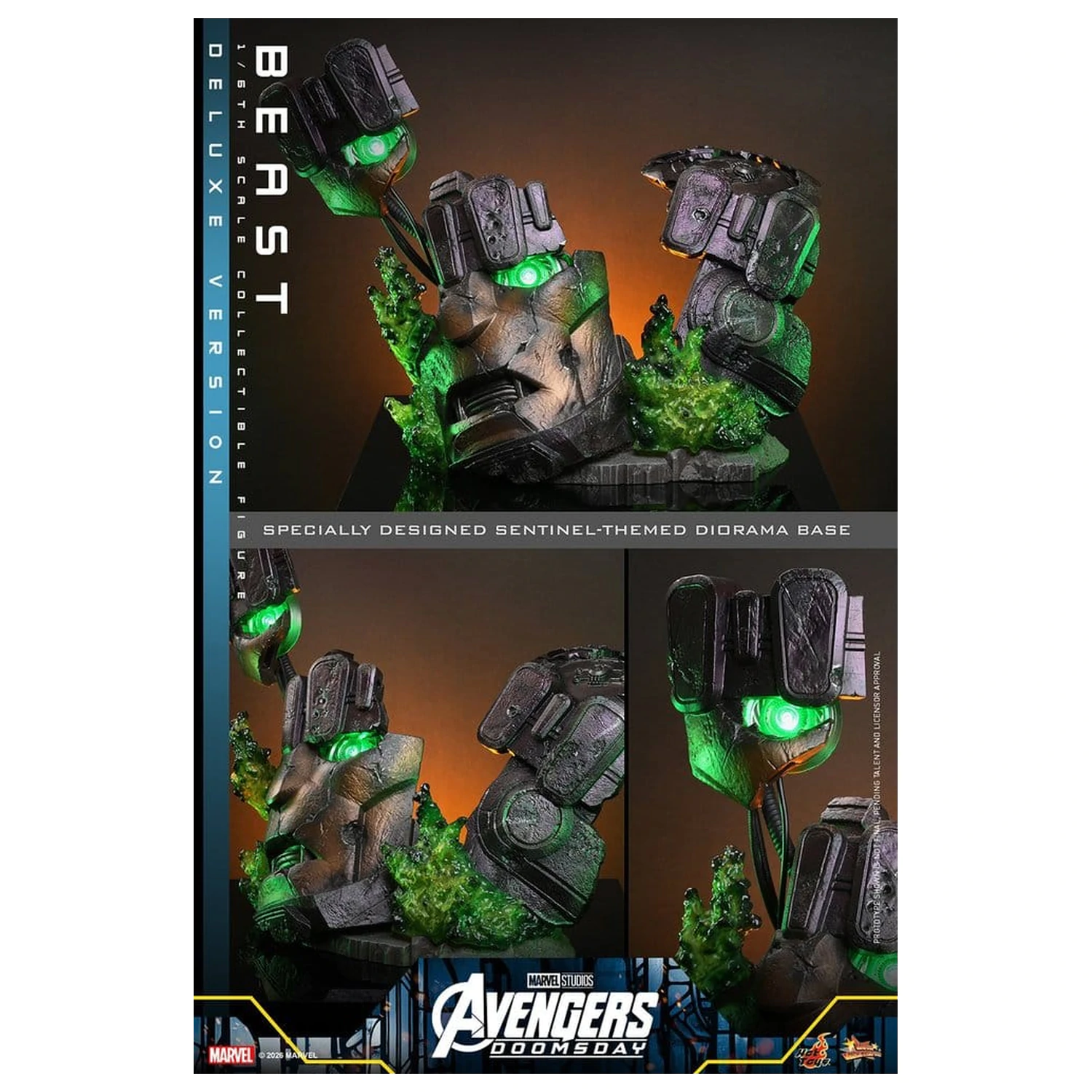 Marvel X-Men Movie Masterpiece akčná figúrka 1/6 Beast (Deluxe Version) 33 cm produktová fotografia