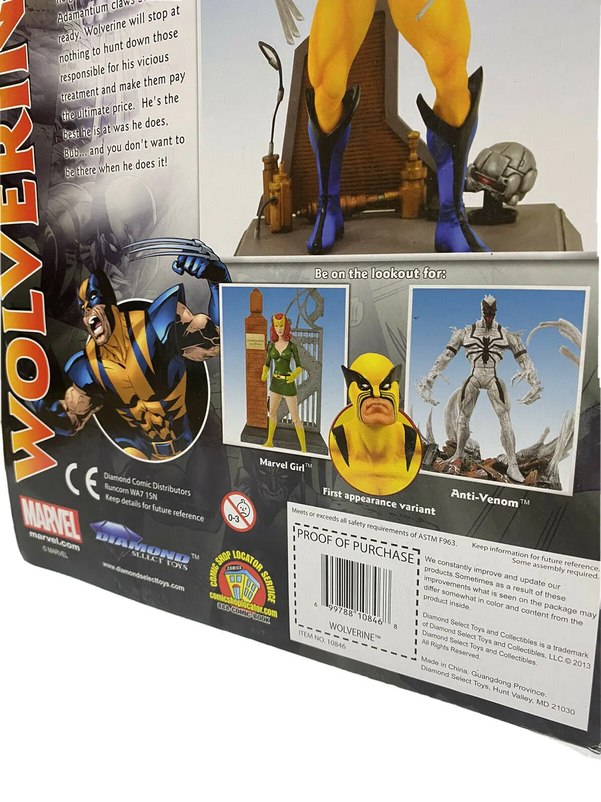 Marvel Select akčná figúrka Wolverine 18 cm termékfotó