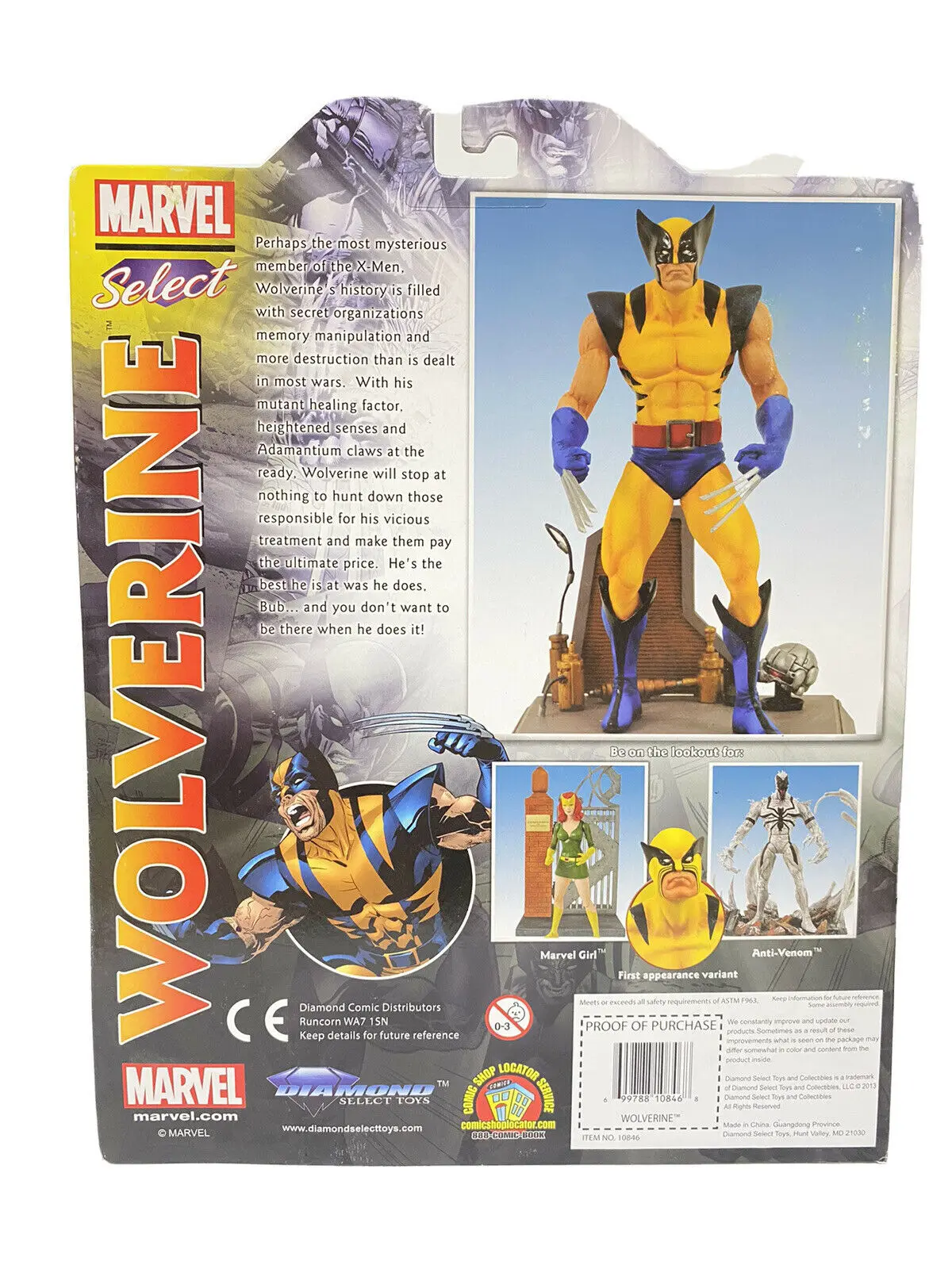 Marvel Select akčná figúrka Wolverine 18 cm termékfotó