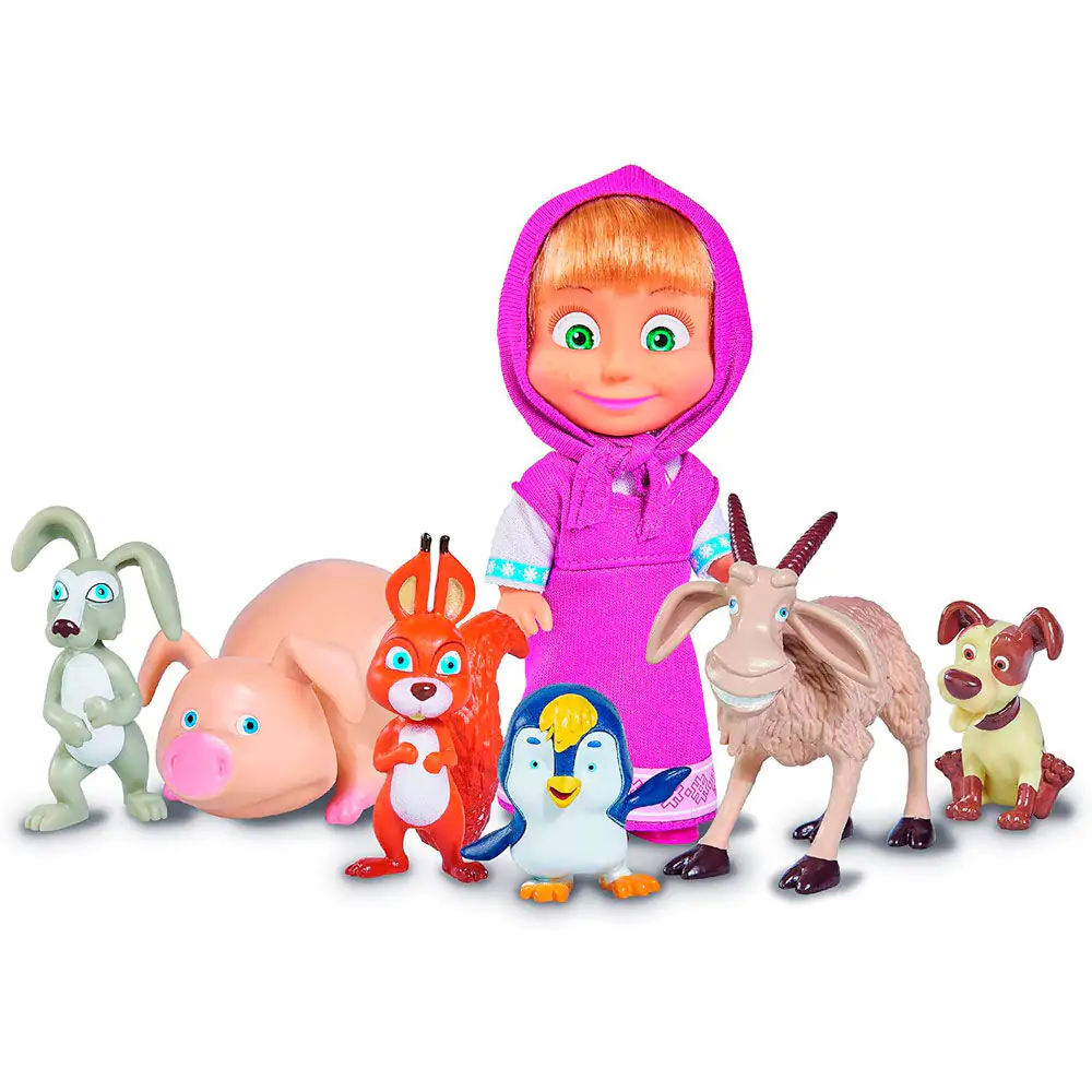 Masha and Bear blister 6 figúrok termékfotó