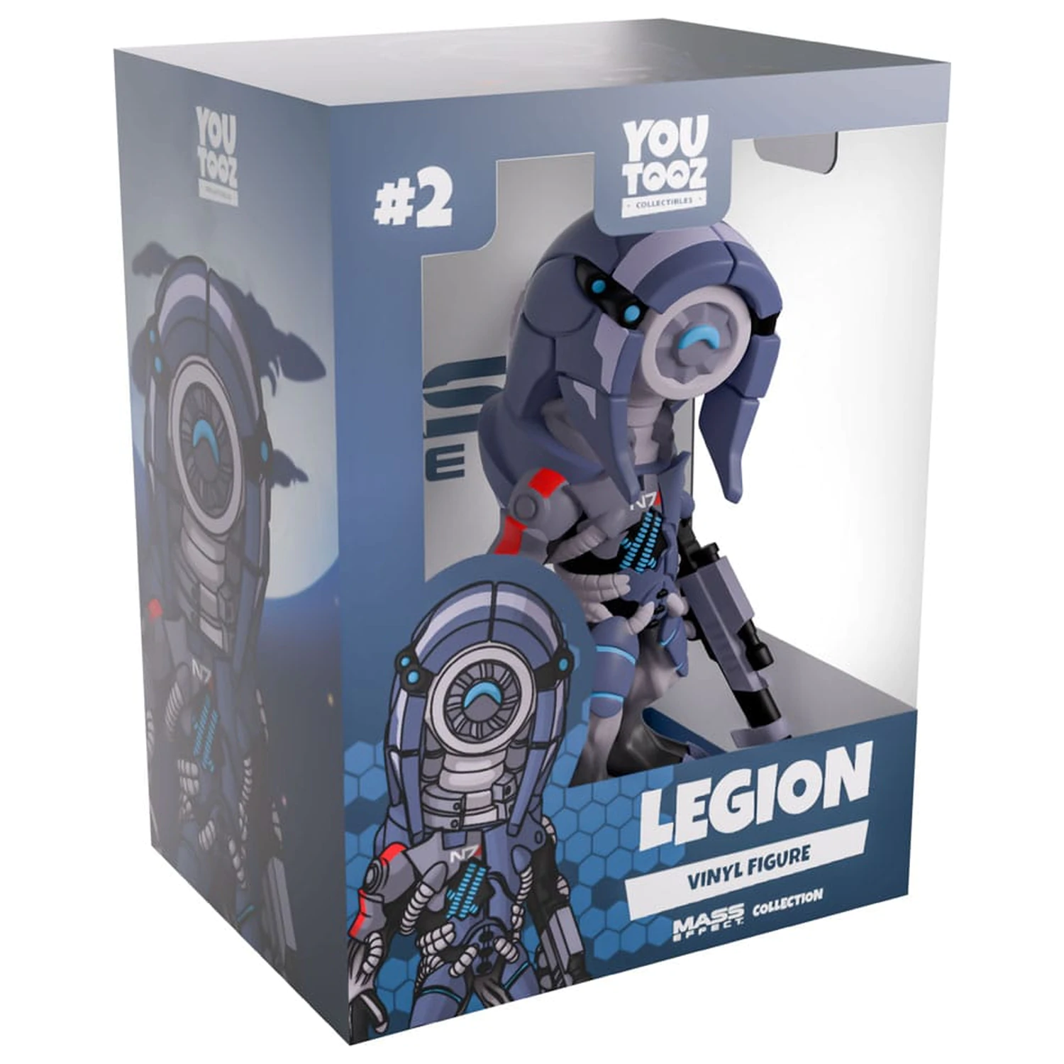 Mass Effect vinylová figúrka Legion 12 cm produktová fotografia