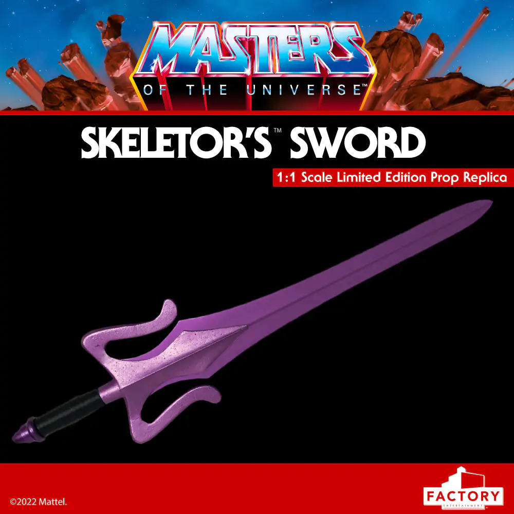 Masters of the Universe Replika 1/1 Skeletorov meč Limited Edition 101 cm produktová fotografia
