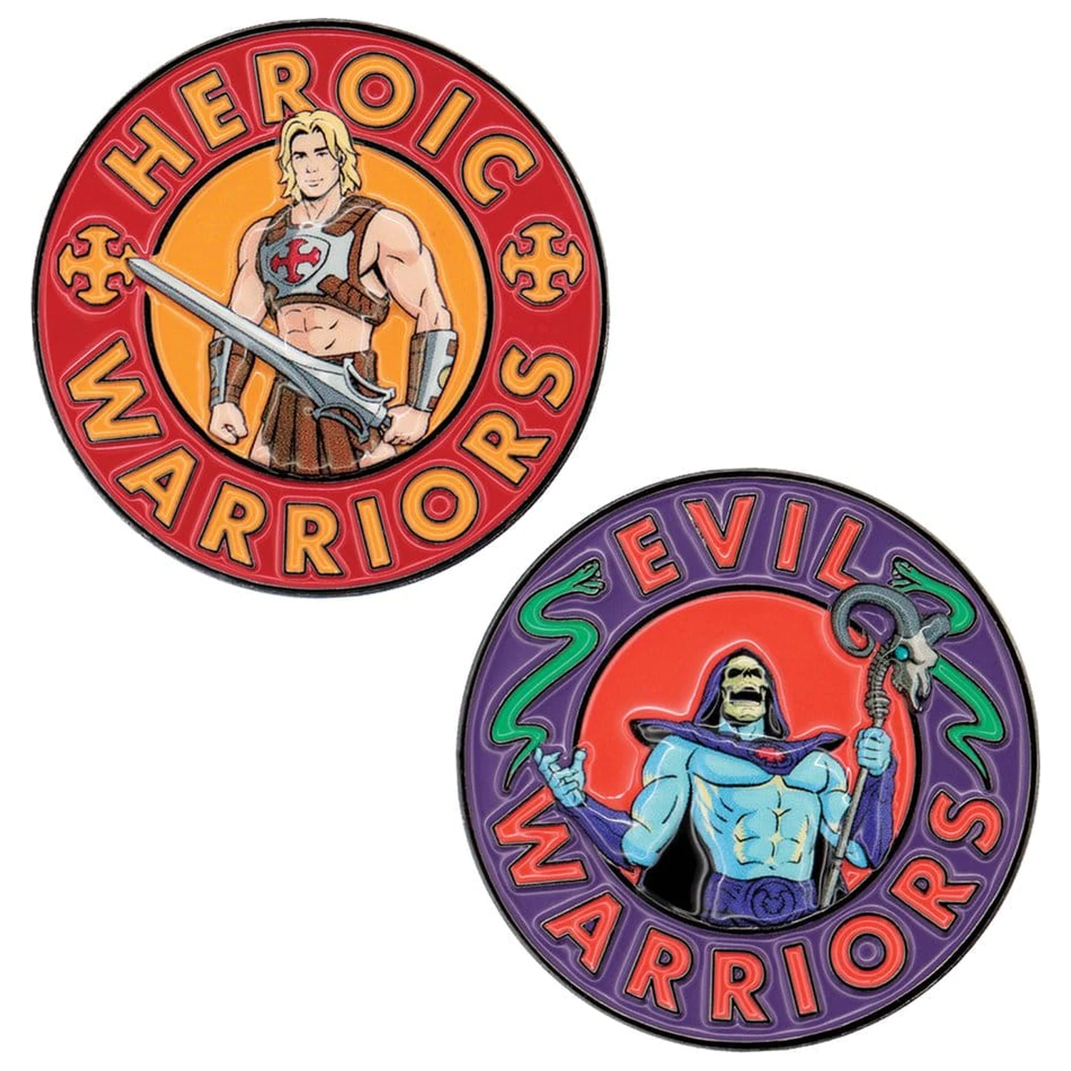 Masters of the Universe 2026 Zberateľská minca He-Man & Skeletor Limitovaná edícia produktová fotografia
