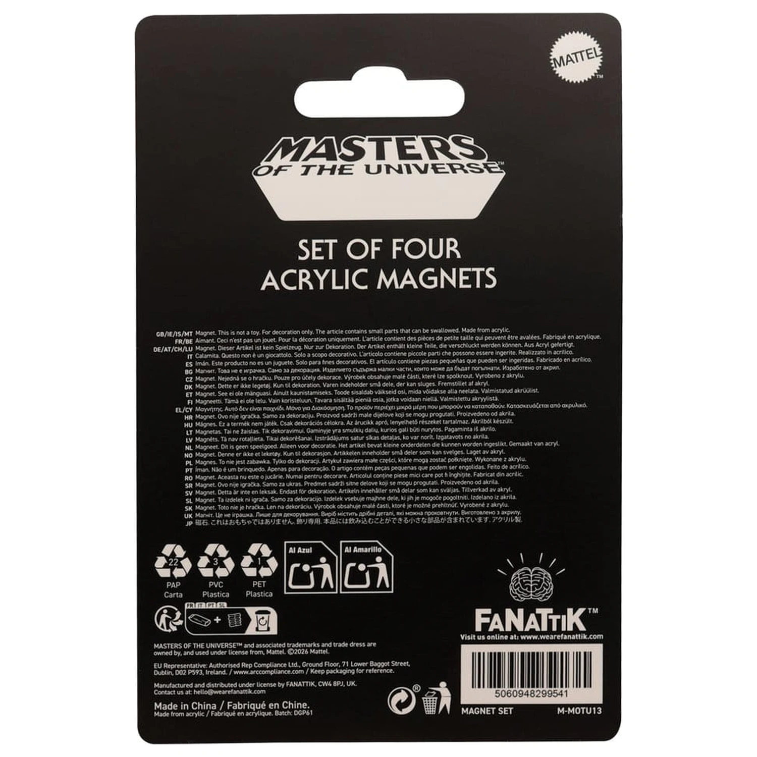 Masters of the Universe Magnety 4-balenie produktová fotografia