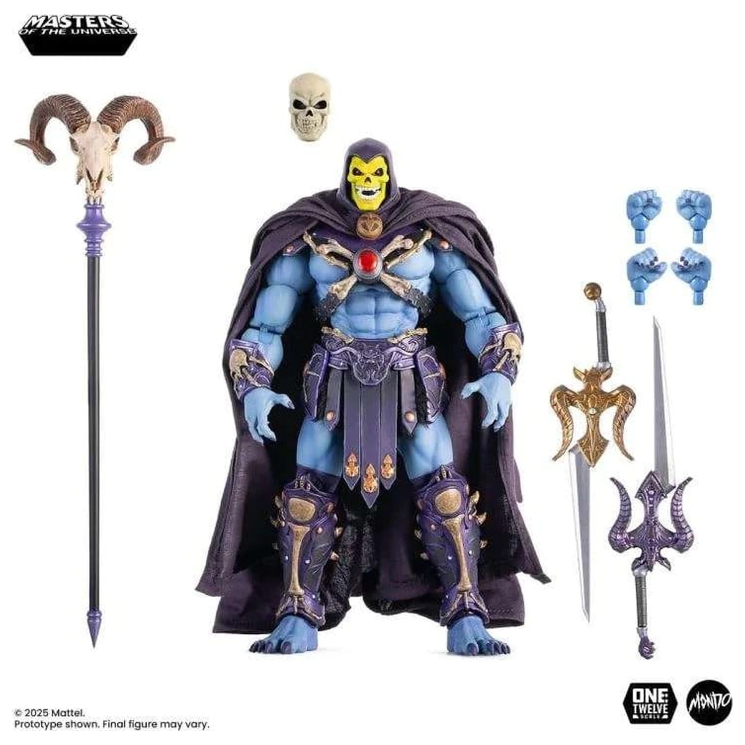 Masters of the Universe Akčná figúrka 1/12 200x - Skeletor produktová fotografia