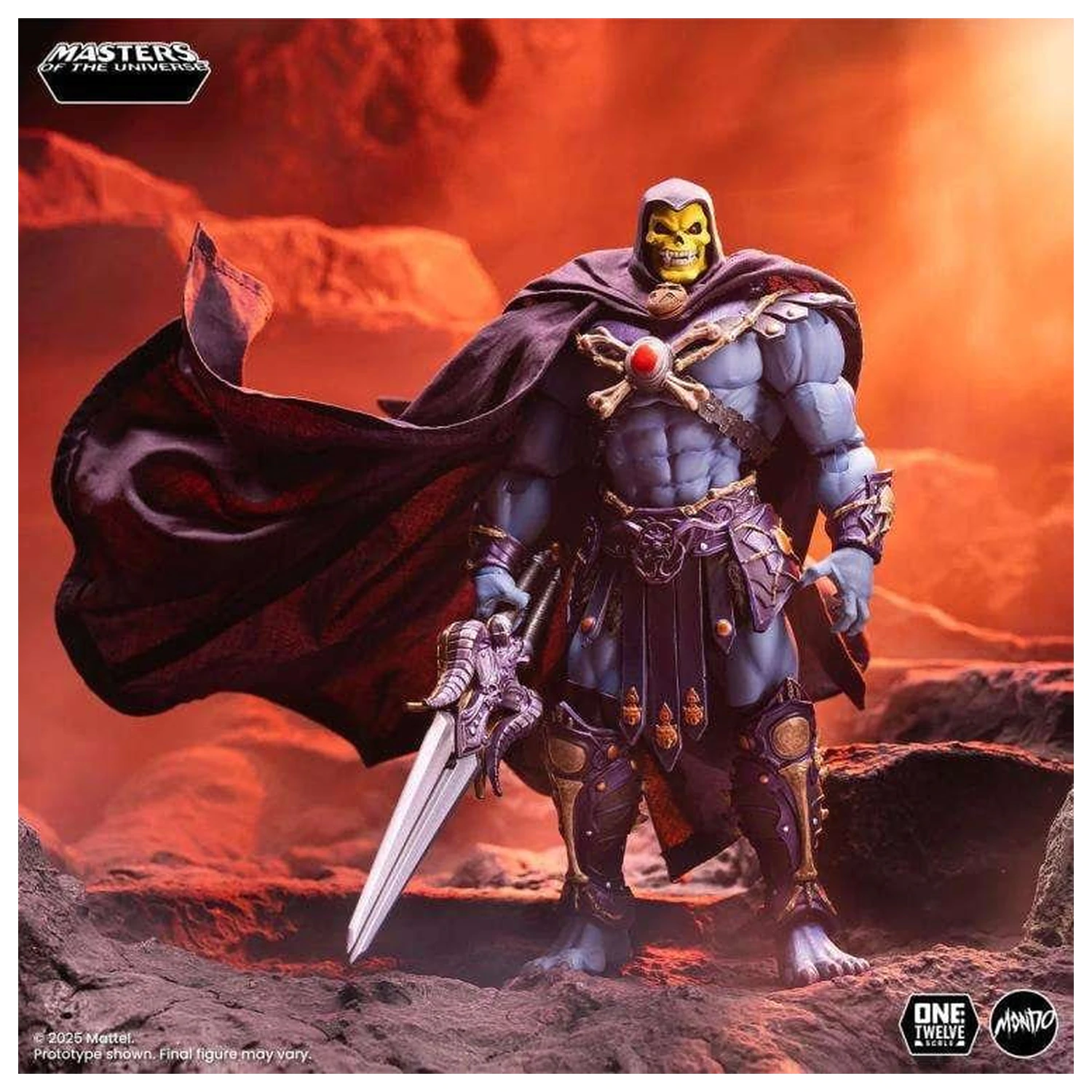 Masters of the Universe Akčná figúrka 1/12 200x - Skeletor produktová fotografia