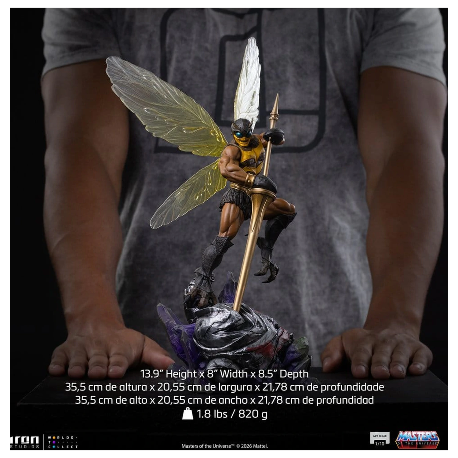 Masters of the Universe Art Scale Socha 1/10 Buzz-Off 36 cm produktová fotografia