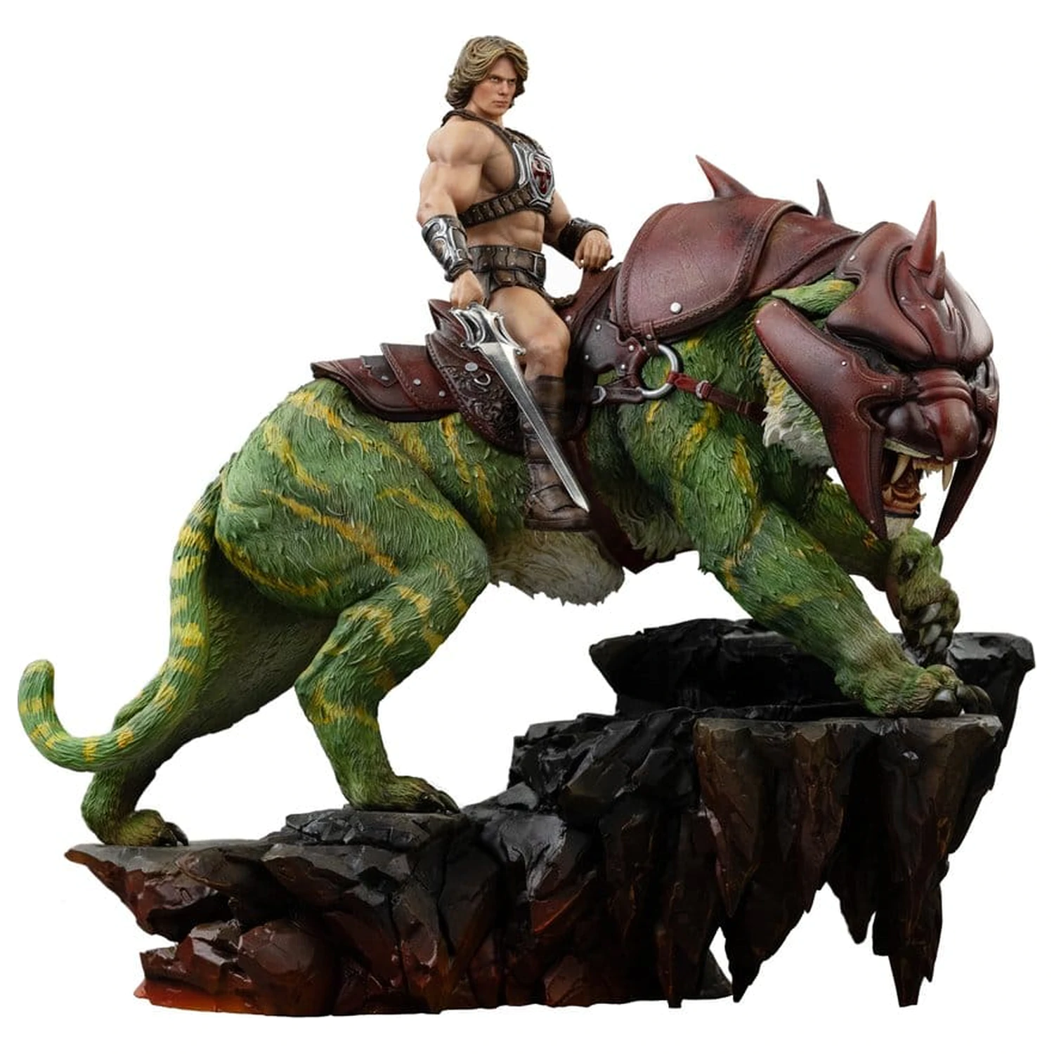 Masters of the Universe Socha Art Scale 1/10 He-Man and Battle Cat 33 cm produktová fotografia