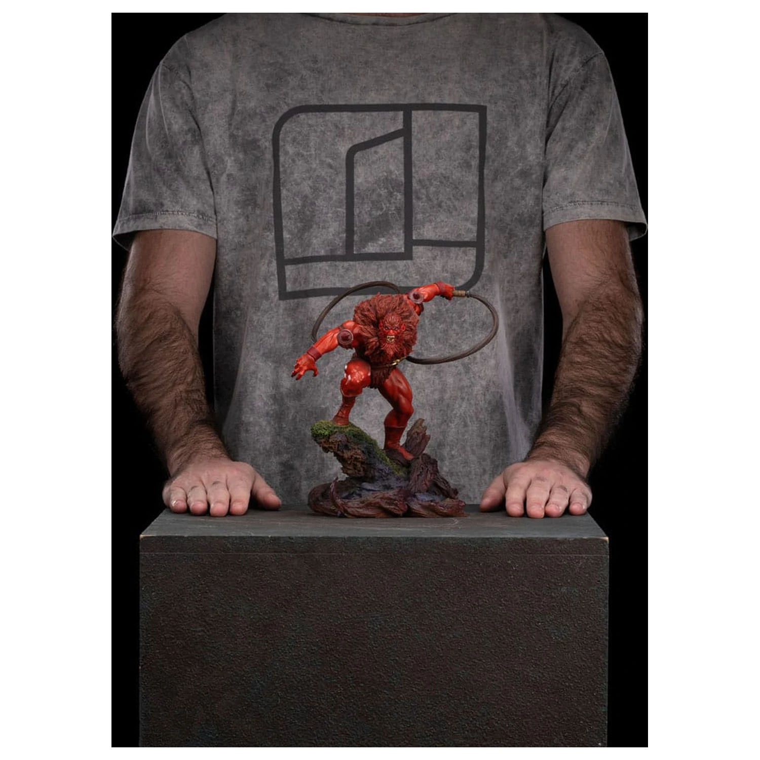 Masters of the Universe Art Scale Socha 1/10 Red Beast Man (Exkluzívne 2024) 23 cm produktová fotografia