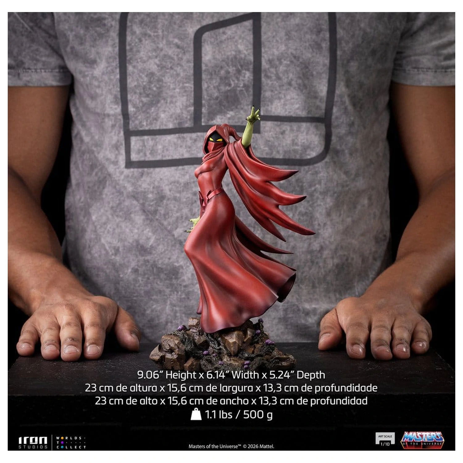 Masters of the Universe Socha Art Scale 1/10 Shadow Weaver 23 cm produktová fotografia
