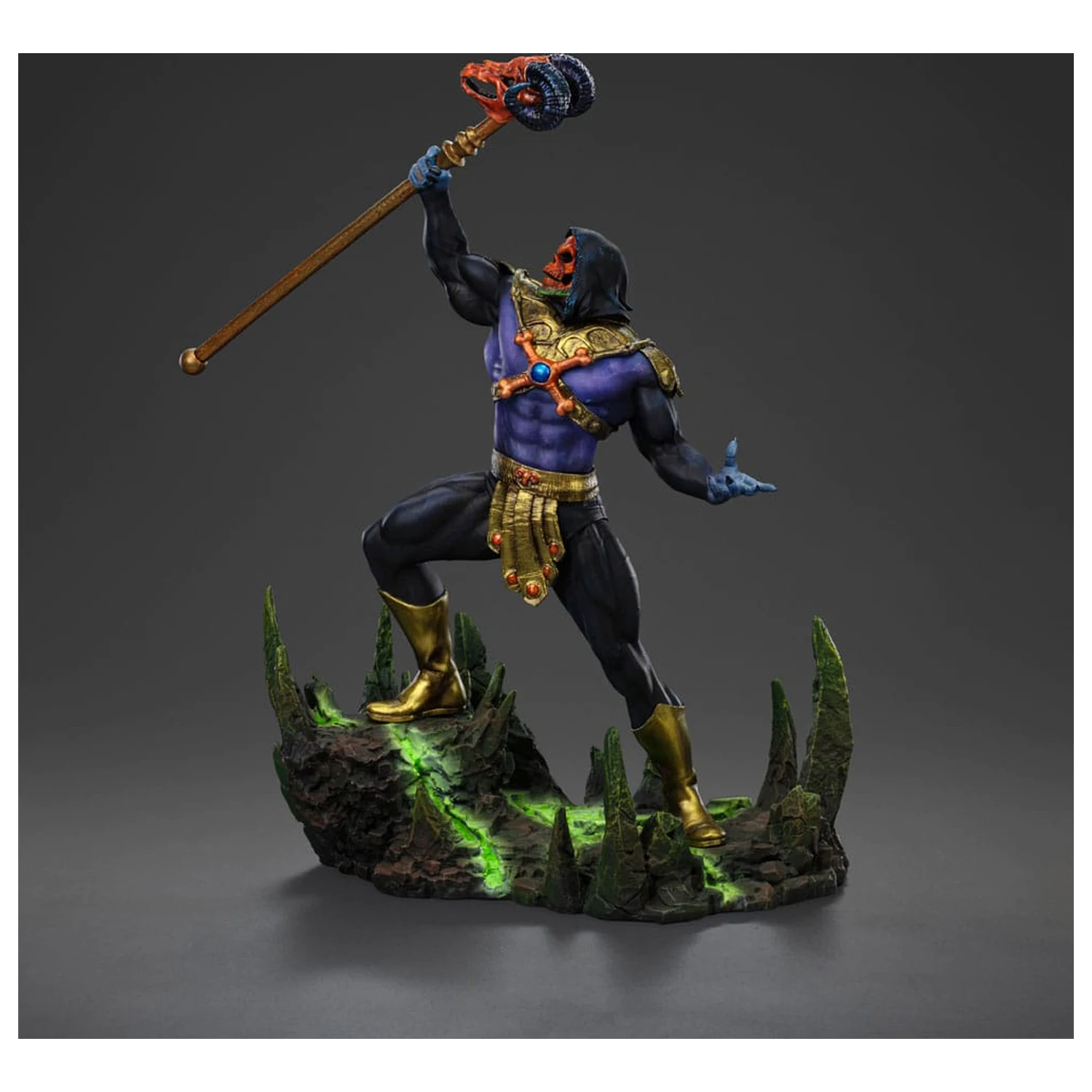 Masters of the Universe Art Scale socha 1/10 Skeletor Disco Ver. 28 cm produktová fotografia