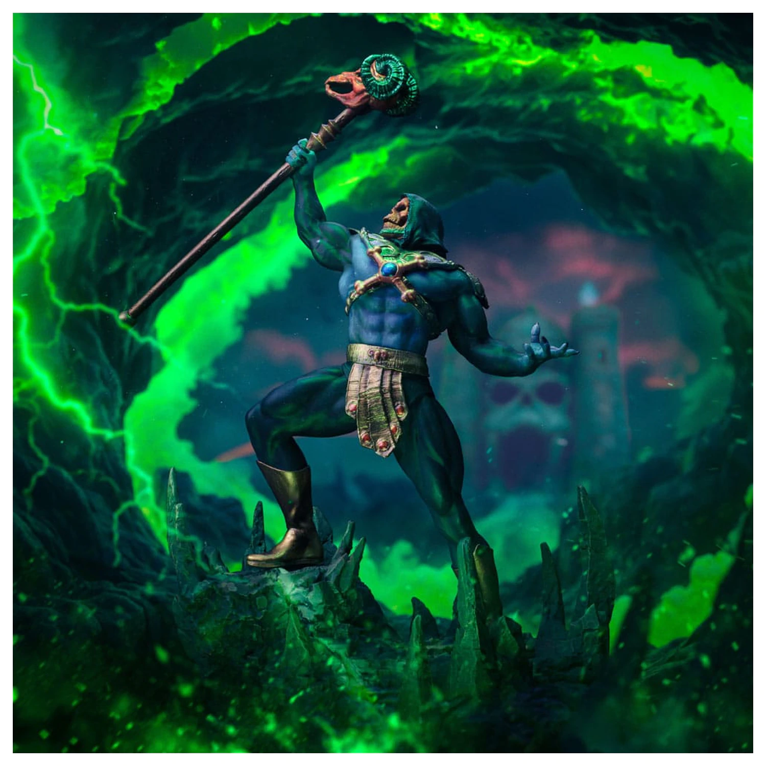 Masters of the Universe Art Scale socha 1/10 Skeletor Disco Ver. 28 cm produktová fotografia