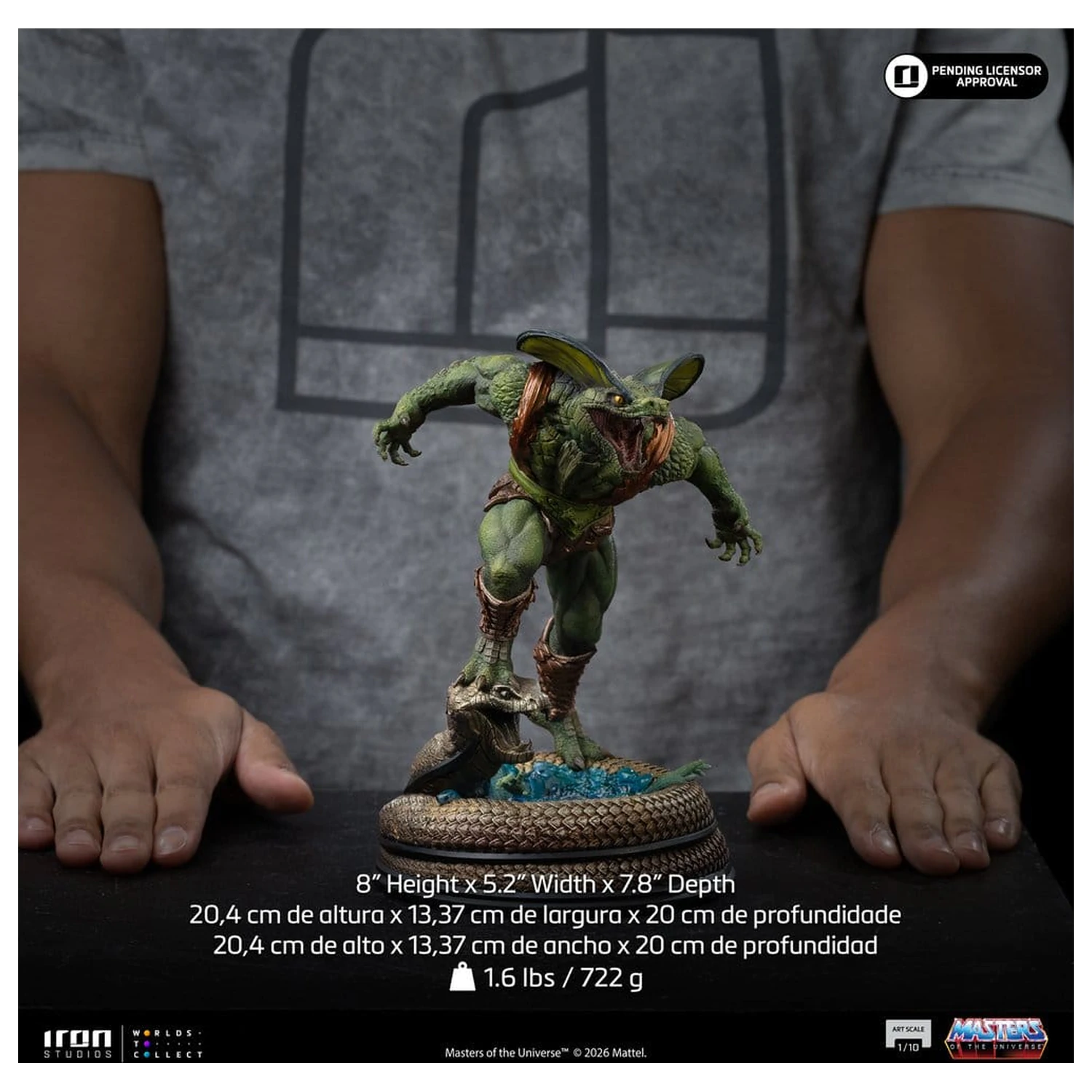 Masters of the Universe Art Scale Socha 1/10 Kobra Khan 20 cm produktová fotografia