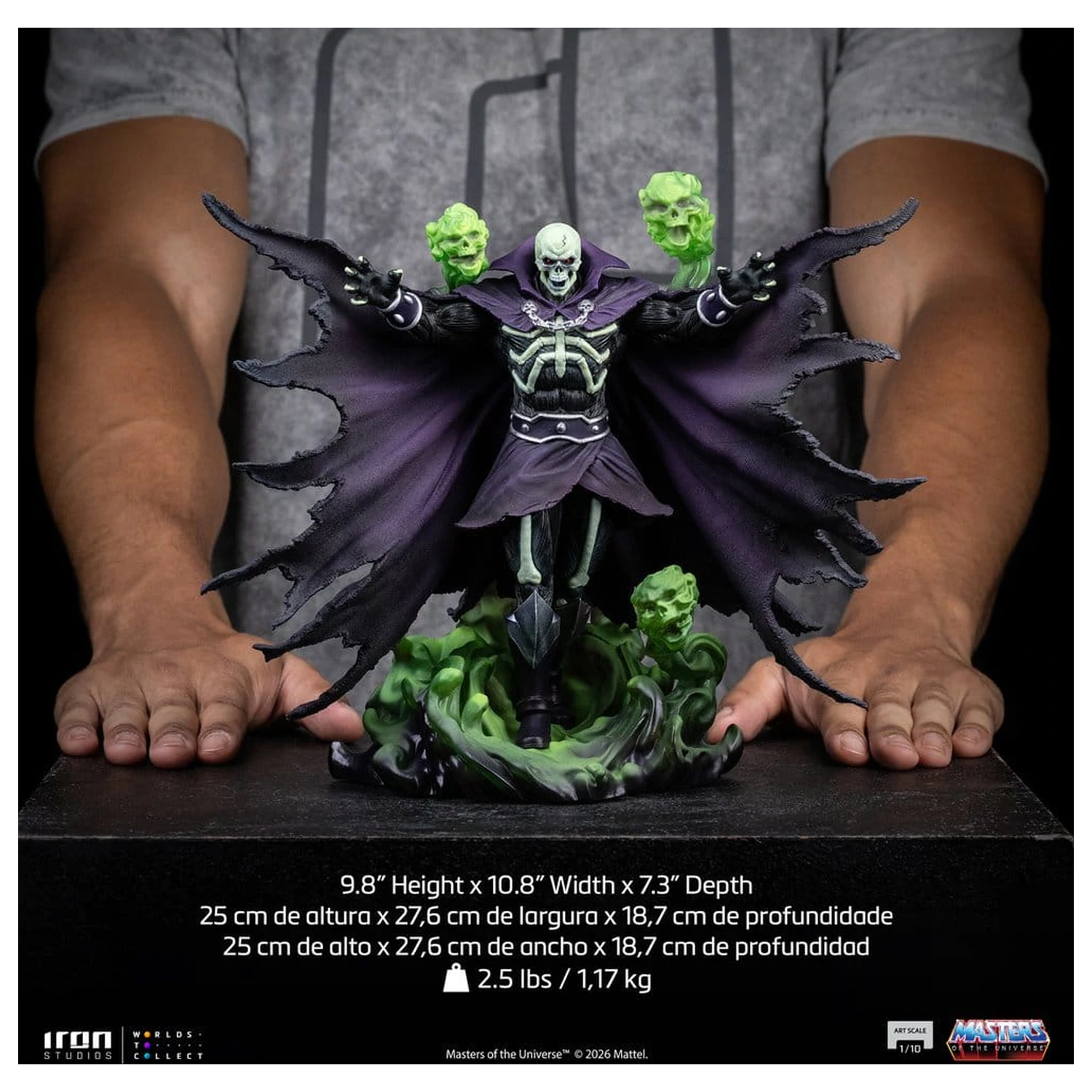 Masters of the Universe Socha Art Scale 1/10 Scareglow (Glow in the Dark) 25 cm produktová fotografia