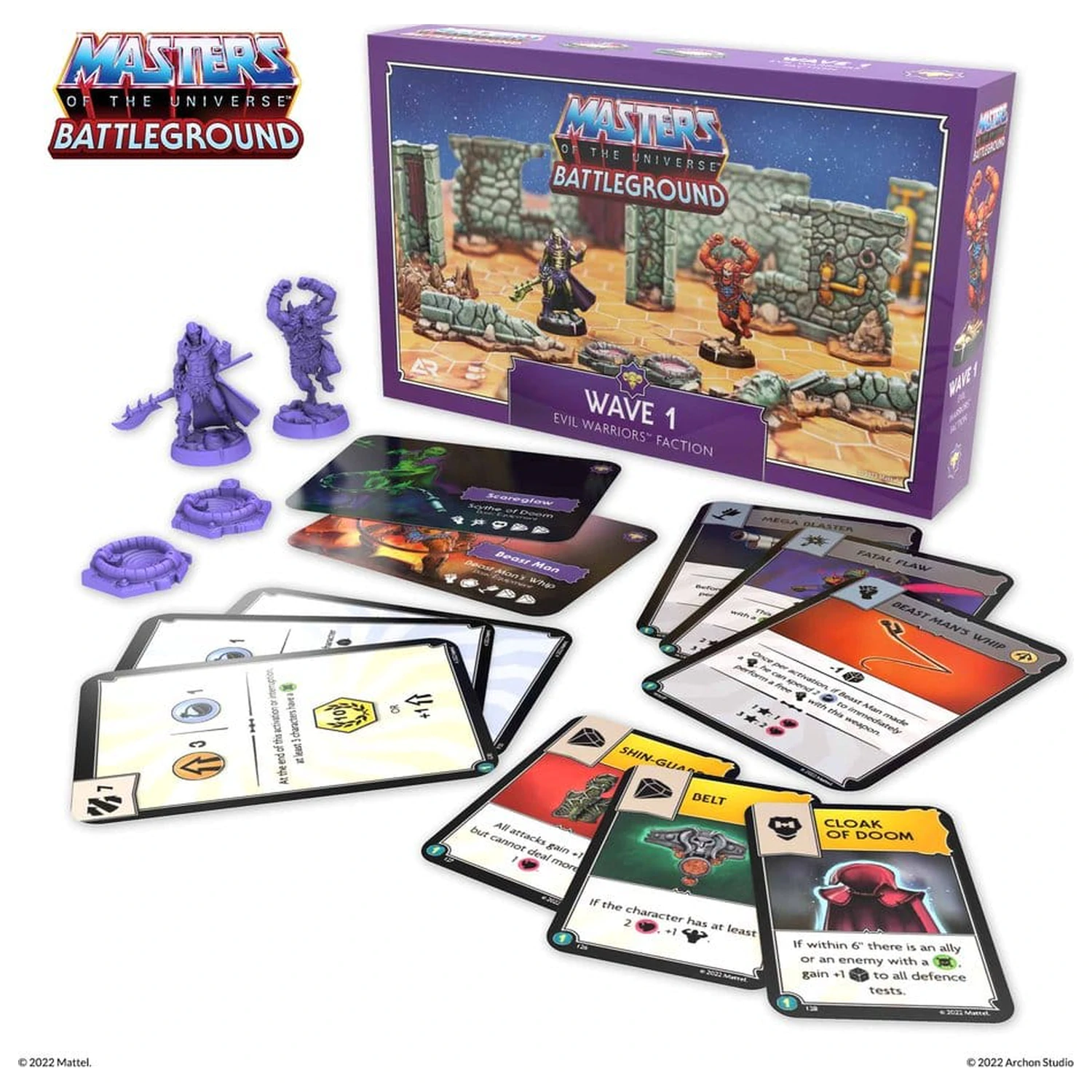 Masters of the Universe: Battleground Miniatures Game Wave 1: Evil Warriors Faction *Nemecká verzia* produktová fotografia