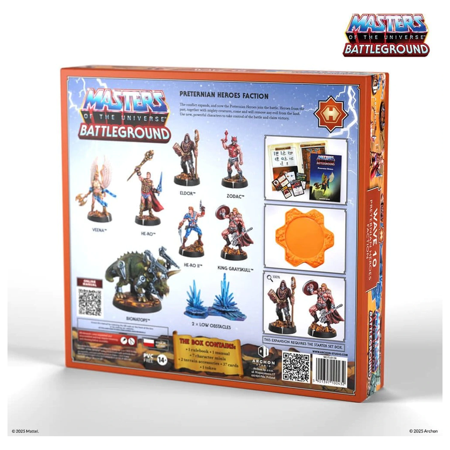 Masters of the Universe: Battleground Miniatures Game Wave 10: Preternian Heroes Faction *English Version* produktová fotografia