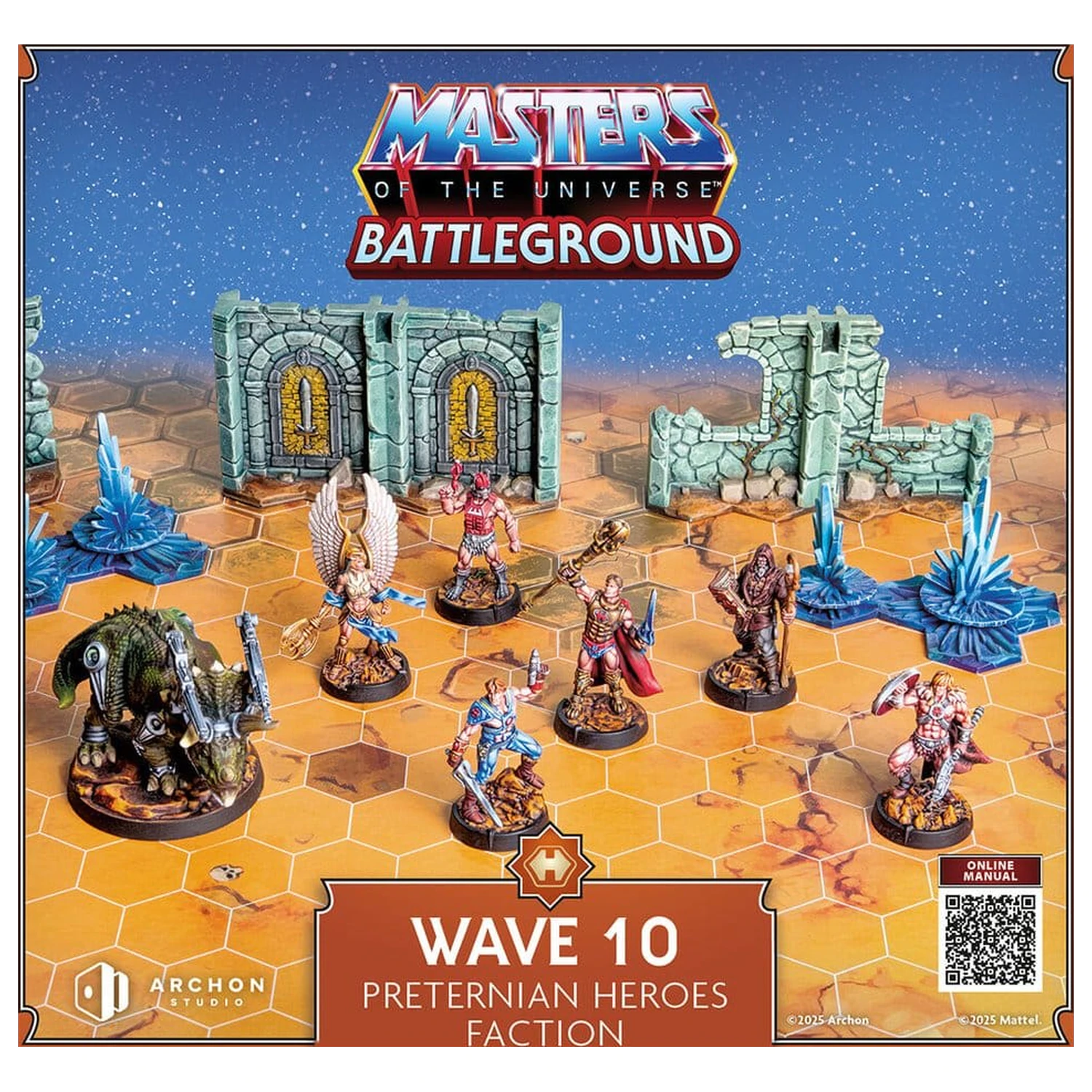 Masters of the Universe: Battleground Miniatures Game Wave 10: Preternian Heroes Faction *English Version* produktová fotografia