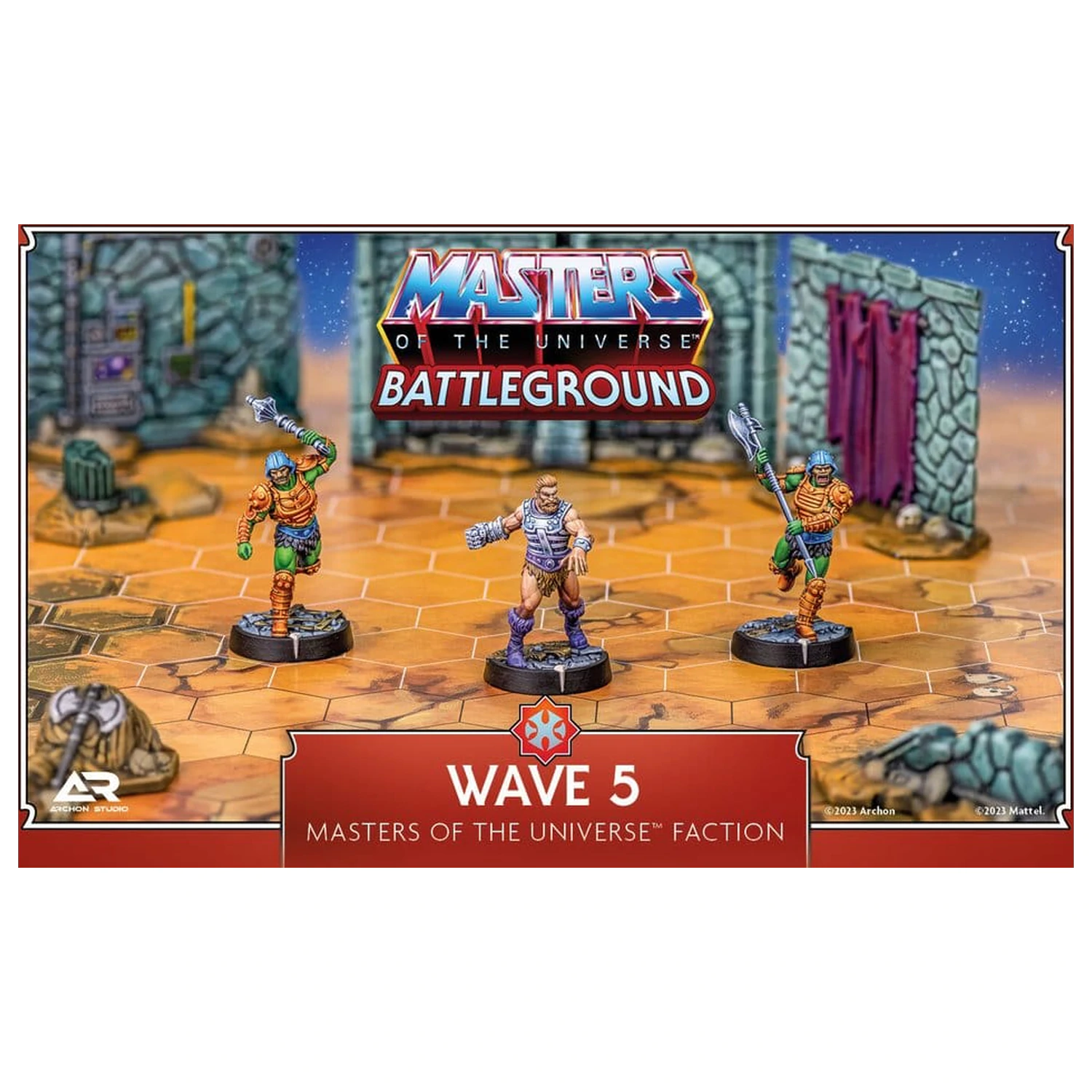 Masters of the Universe: Battleground Miniatures Game Wave 5: frakcia Masters of the Universe *Anglická verzia* produktová fotografia
