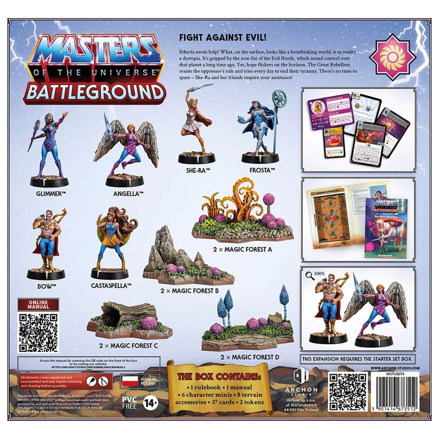 Masters of the Universe: Battleground Miniatures Game Vlna 7: The Great Rebellion *anglická Verzia* produktová fotografia