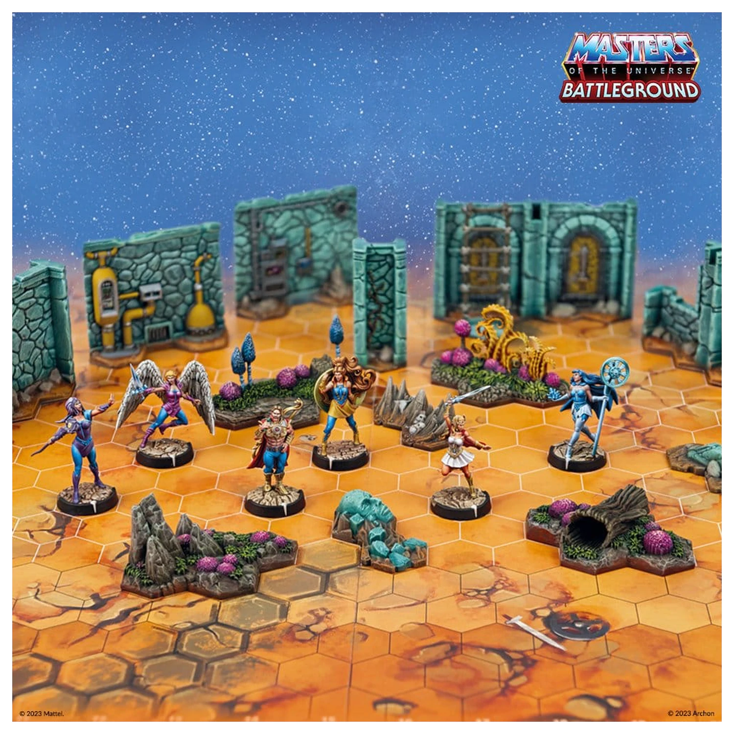 Masters of the Universe: Battleground Miniatures Game Wave 7: The Great Rebellion *German Version* produktová fotografia