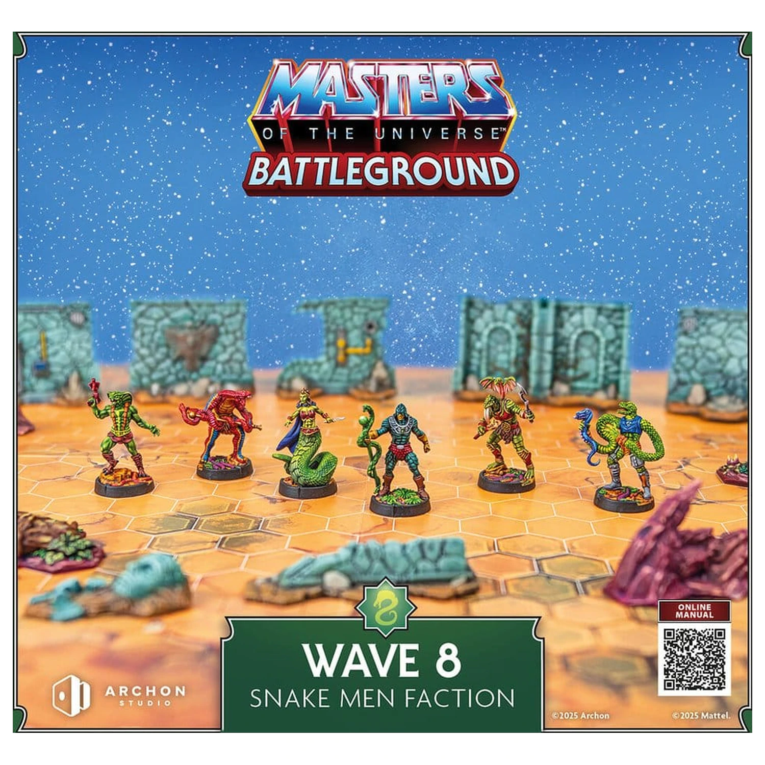 Masters of the Universe: Battleground Miniatures Game Wave 8: Frakcia Snake Men *Nemecká verzia* produktová fotografia