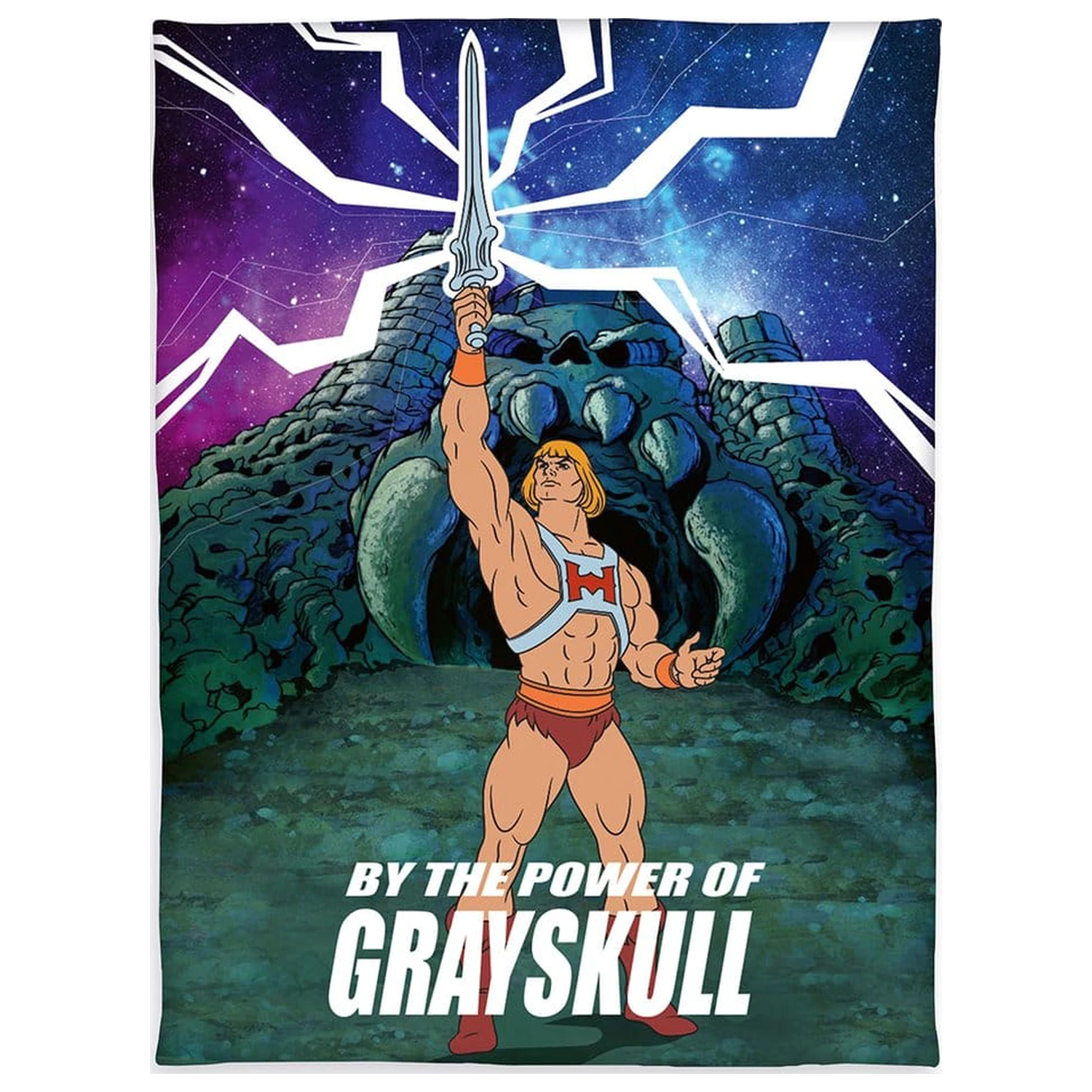 Masters of the Universe Fleece prikrývka 130 x 160 cm produktová fotografia