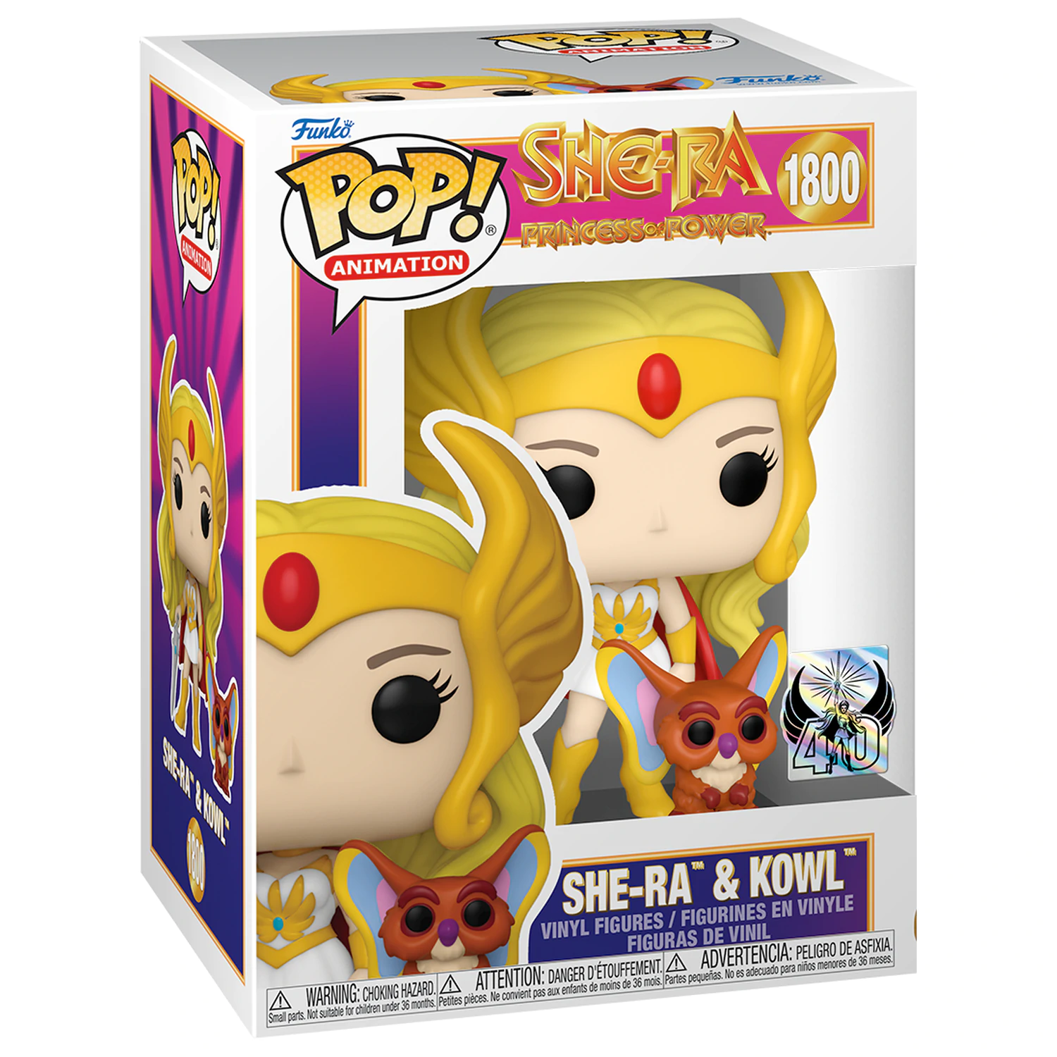 Masters of The Universe Funko POP! & Buddy vinylová figúrka She-Ra s Kowl 9 cm produktová fotografia